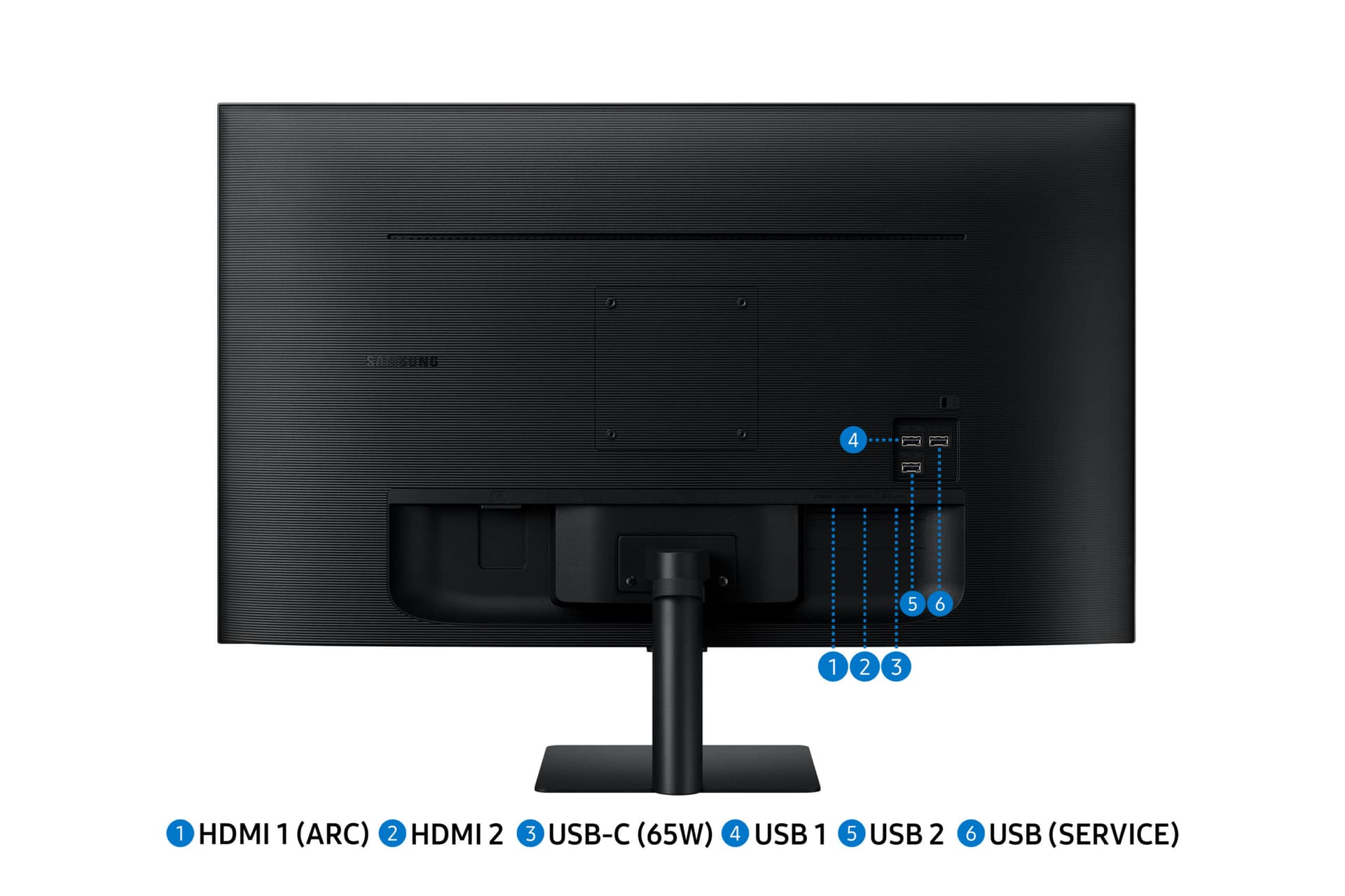Monitor LED Smart M7 32 inch UHD Negru "LS32DM700UUXEN" — miniatură