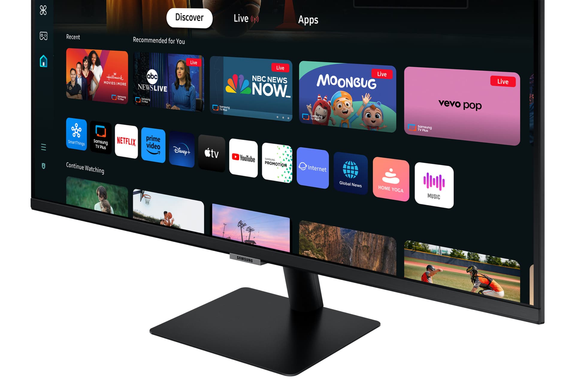 Monitor LED Smart M7 32 inch UHD Negru "LS32DM700UUXEN" — miniatură