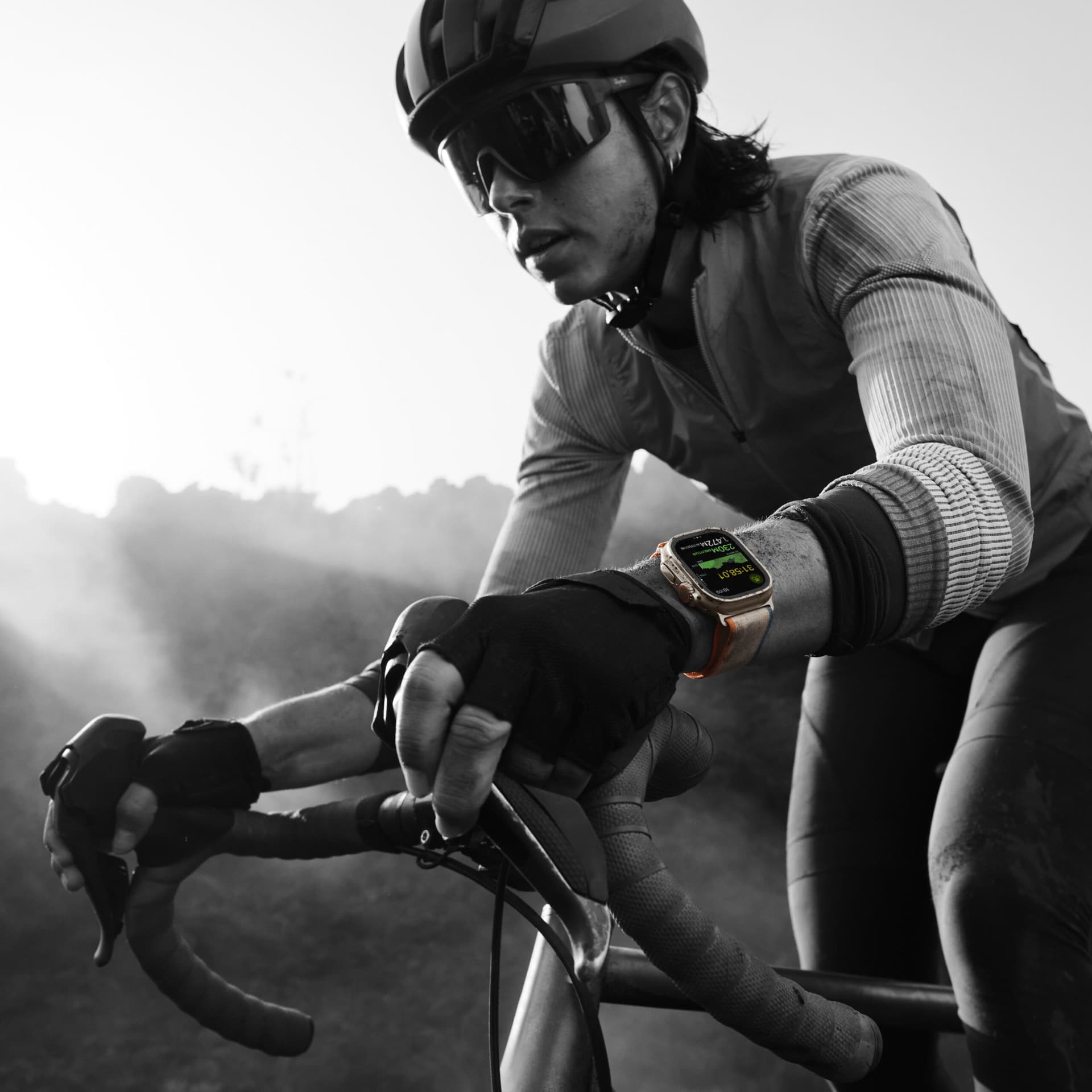 Smartwatch Watch Ultra 2 GPS + Cellular 49mm Titanium Case with Alpine Loop S Indigo "MRER3" — miniatură