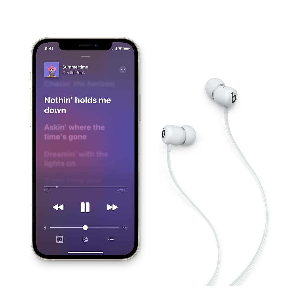 Beats Flex Wireless Headphones In-Ear grey "MYME2" — miniatură