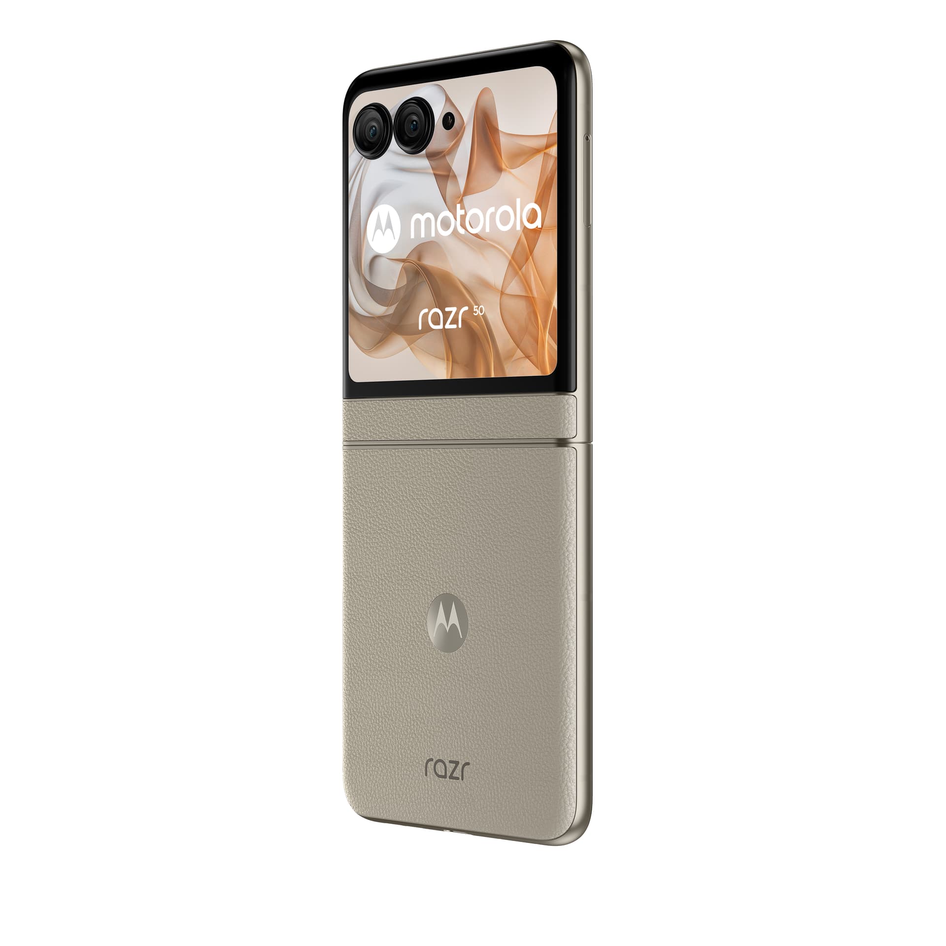 Smartphone razr 50 256GB 8GB RAM 5G Dual SIM Beach Sand "PB200013PL" — miniatură
