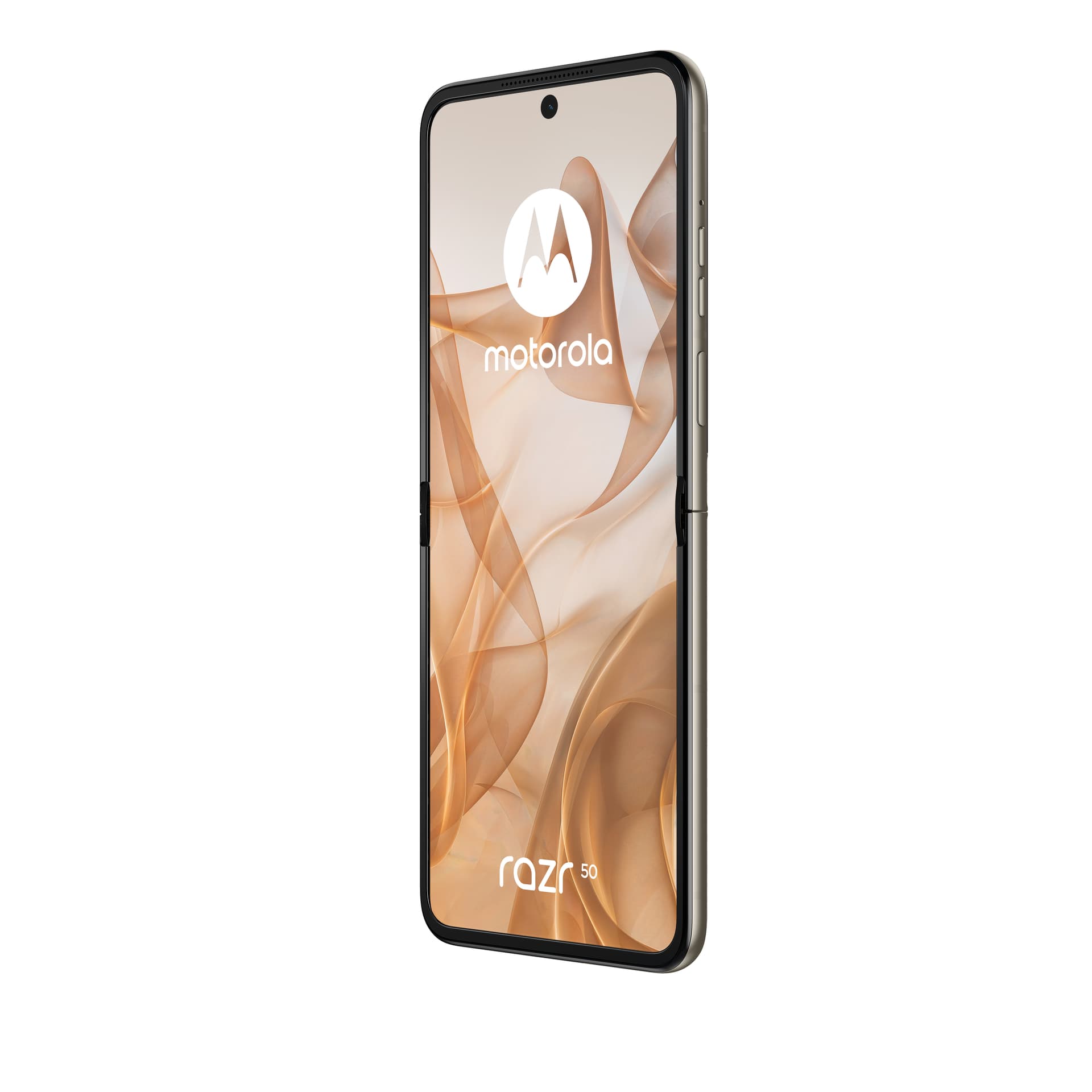 Smartphone razr 50 256GB 8GB RAM 5G Dual SIM Beach Sand "PB200013PL" — miniatură
