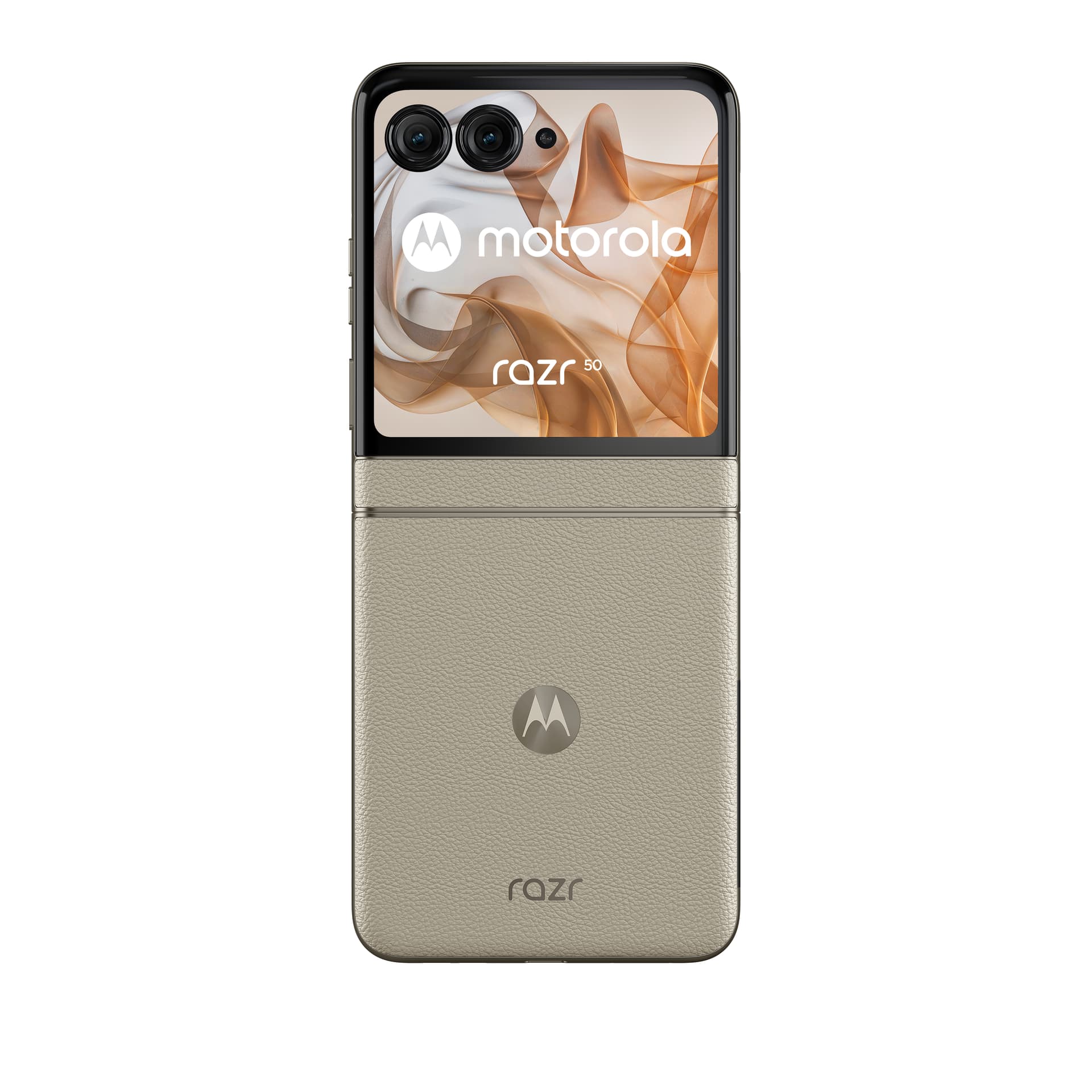 Smartphone razr 50 256GB 8GB RAM 5G Dual SIM Beach Sand "PB200013PL" — miniatură