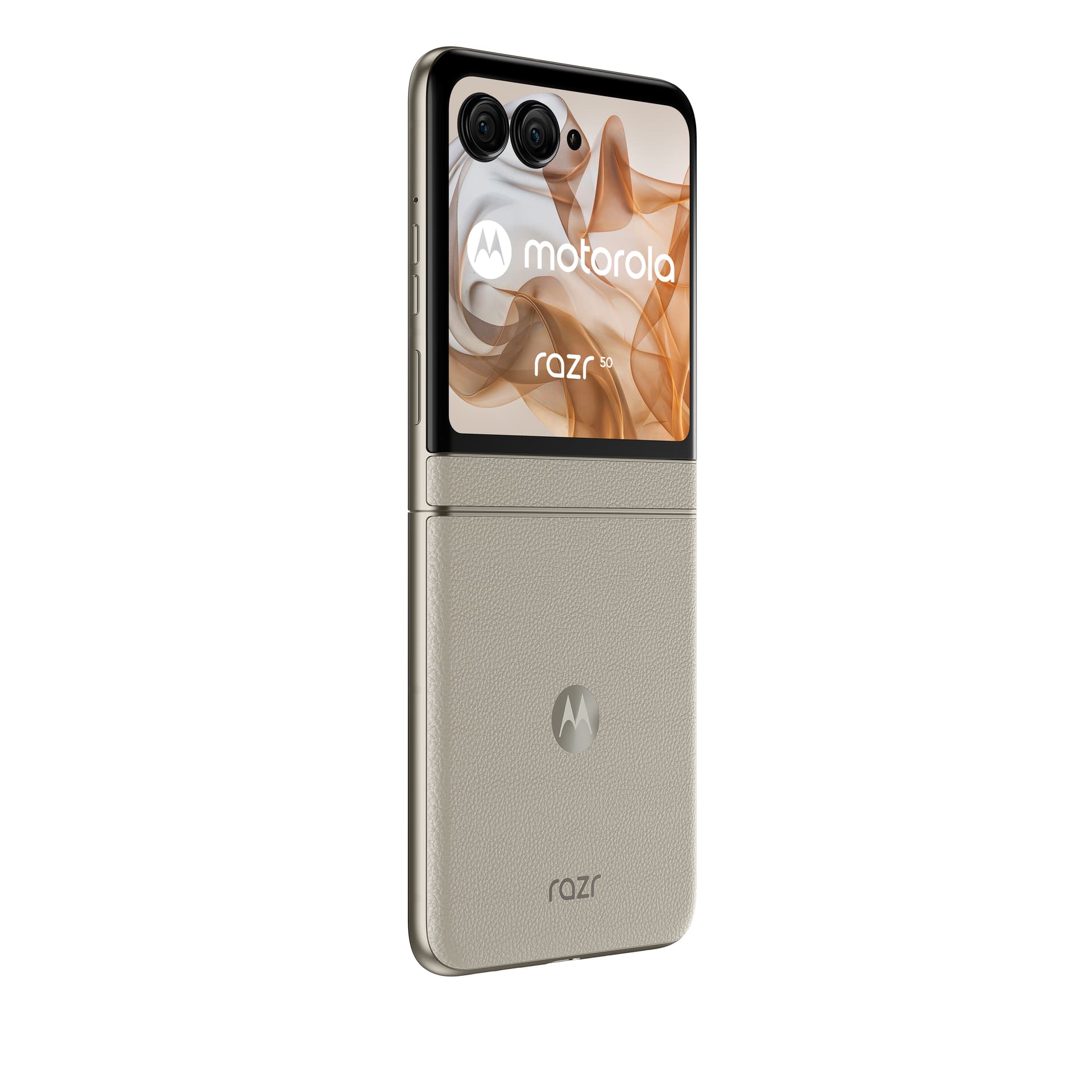 Smartphone razr 50 256GB 8GB RAM 5G Dual SIM Beach Sand "PB200013PL" — miniatură