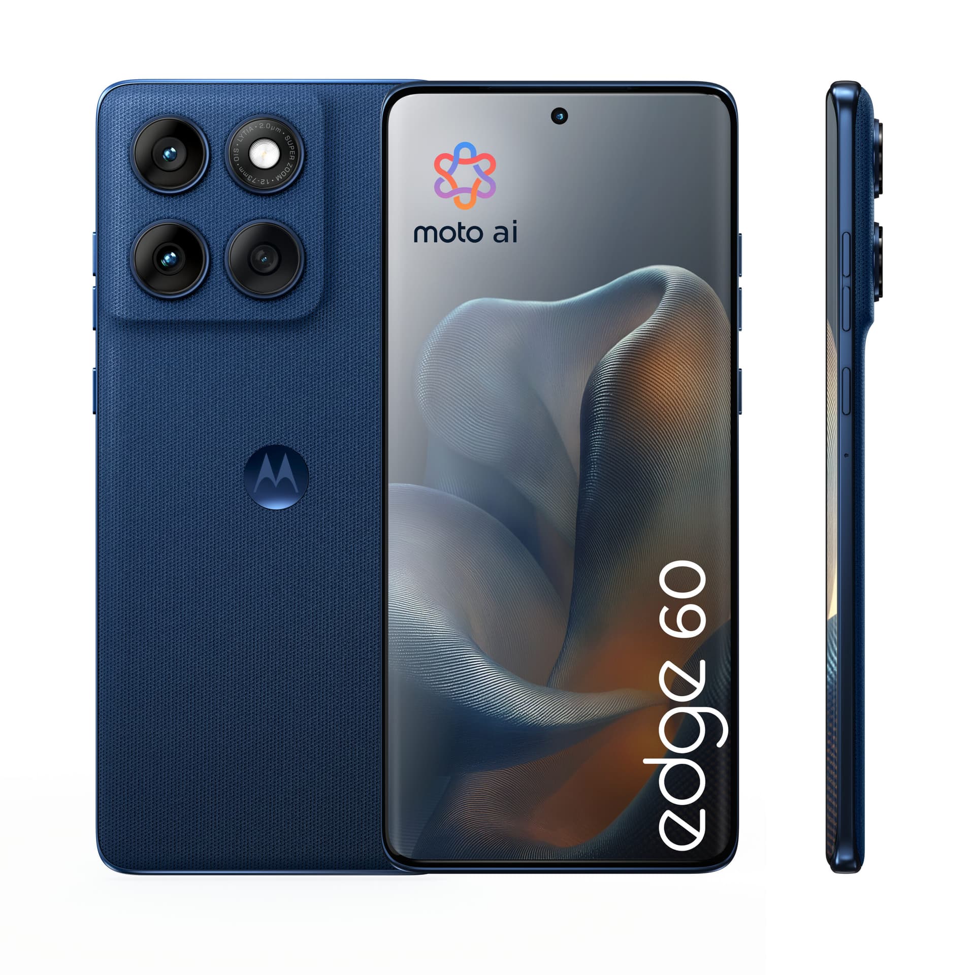 Smartphone Edge 60 256GB 12GB RAM 5G Dual SIM Blue "PB7H0018PL" — miniatură