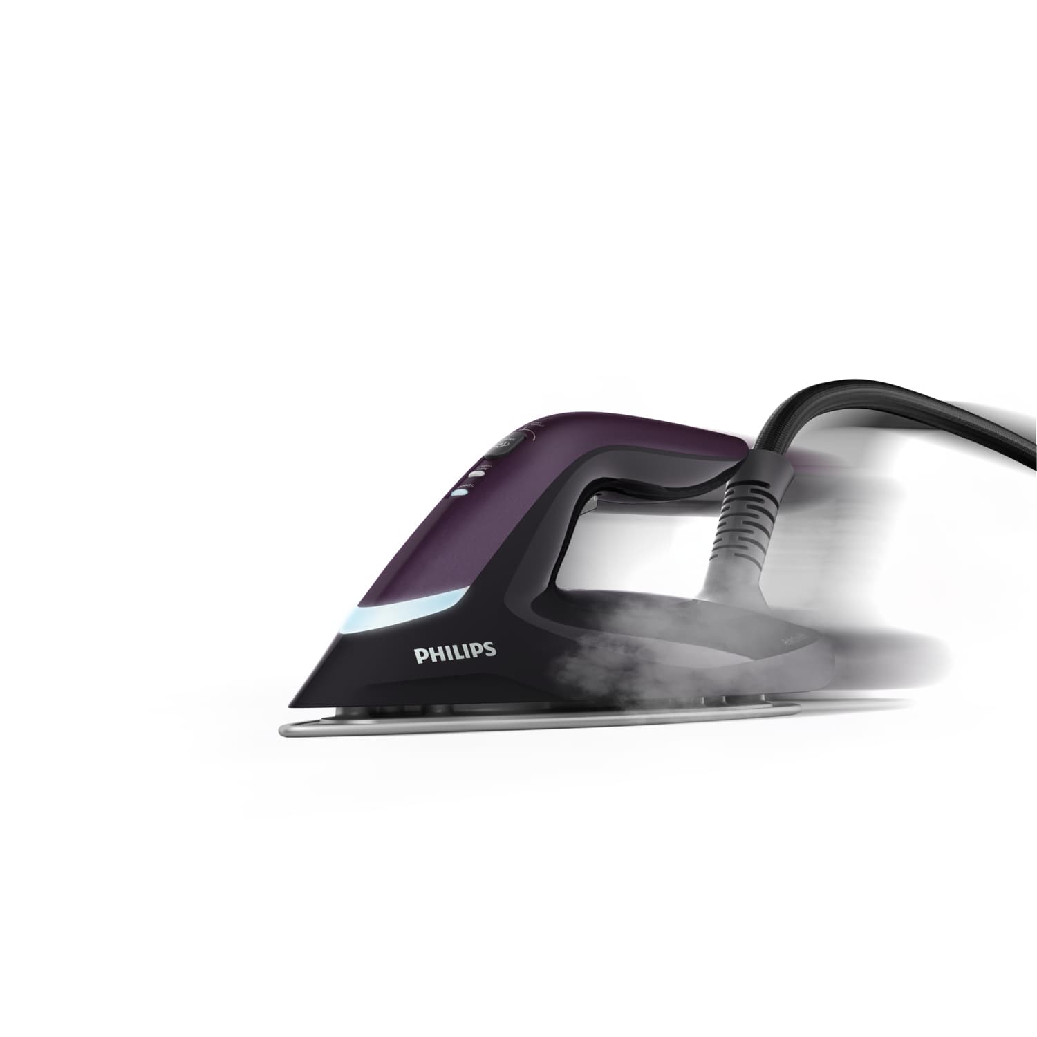 Fier de calcat Statie de calcat PHILIPS PerfectCare 8000 Series PSG8160/30, 2700W, 700g/min, 1.8l, Negru-Mov "PSG8160/30" — miniatură