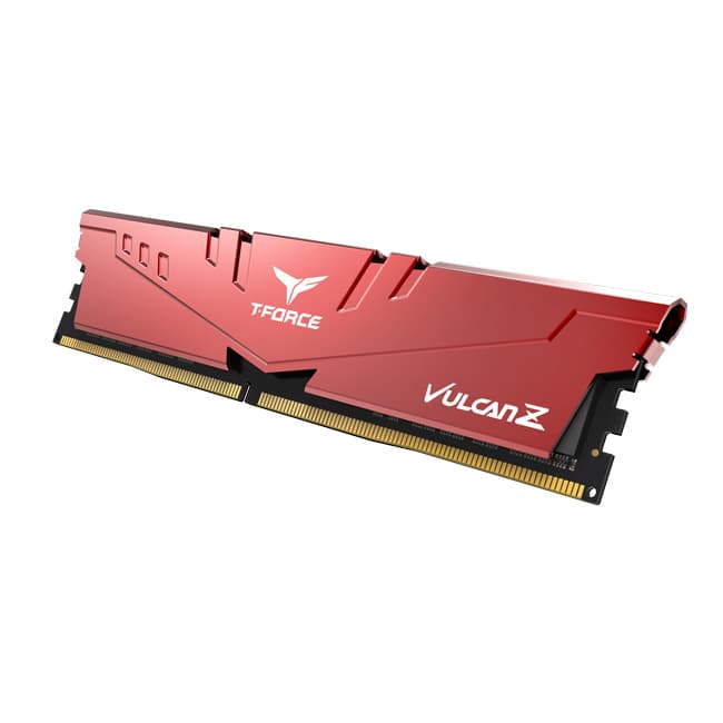 MEMORIE DDR TEAMGROUP VULCAN DDR4 Gaming 16GB frecventa 3200 Mhz (kit 2 x 8GB) CL16, radiator, retail, negru "TLZGD416G3200HC16FDC01" — miniatură