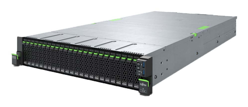 PRIMERGY RX2540 M7 16x 2.5", 1x Xeon Gold 5415+, 1x 32GB DDR5, no DVD, no HDD, RAID EP3252-8i, 2x 900W PS, 3Yrs "VFY:R2547SC260IN" — miniatură