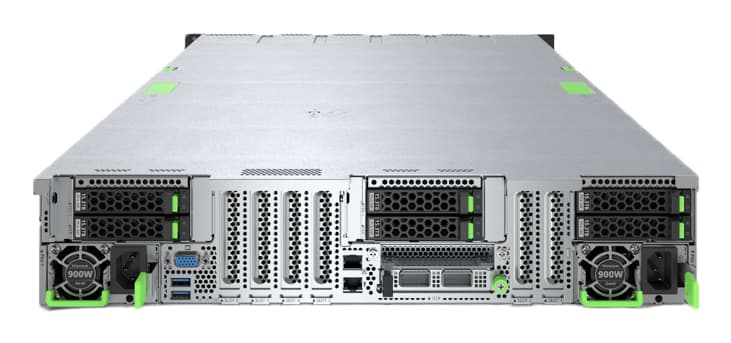 PRIMERGY RX2540 M7 16x 2.5", 1x Xeon Gold 5415+, 1x 32GB DDR5, no DVD, no HDD, RAID EP3252-8i, 2x 900W PS, 3Yrs "VFY:R2547SC260IN" — miniatură