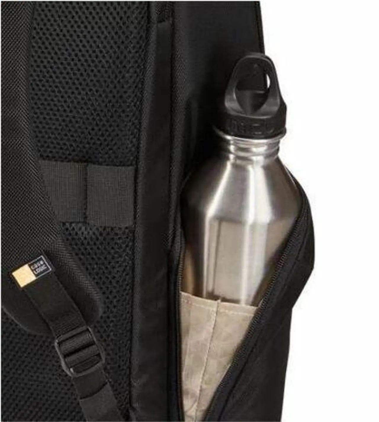 RUCSAC CASE LOGIC, pt. notebook de max. 15.6 inch, 2 compartimente, buzunar frontal x 2 | buzunar lateral x 2, waterproof, nylon, negru, "NOTIBP-116 BLACK" / 3205329 — miniatură