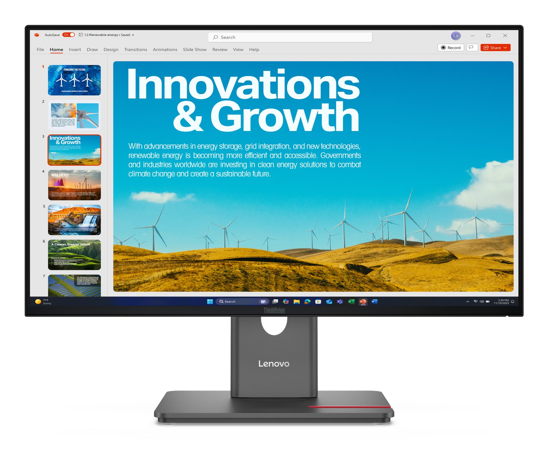 Lenovo ThinkVision P24QD-40 LED display "64B1GAT1EU"