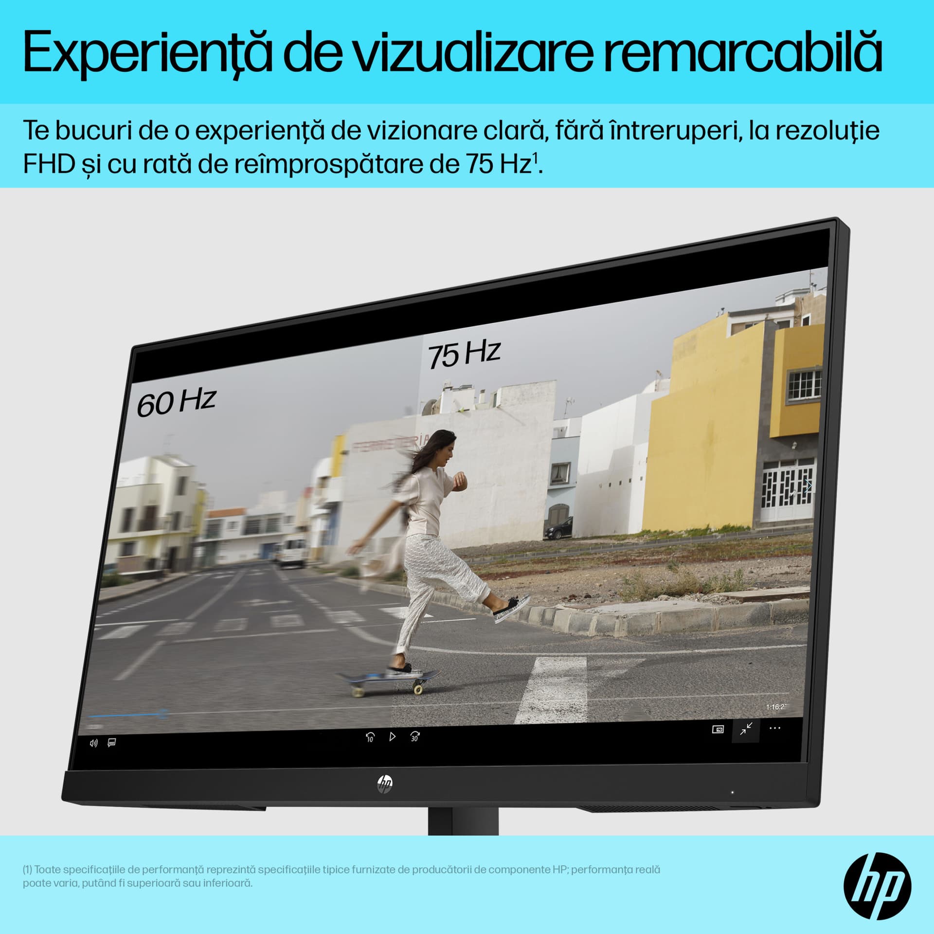 Monitor LED HP V24v G5, 23.8", Full HD, 1920x1080, Negru ( 7 lei TV) — miniatură