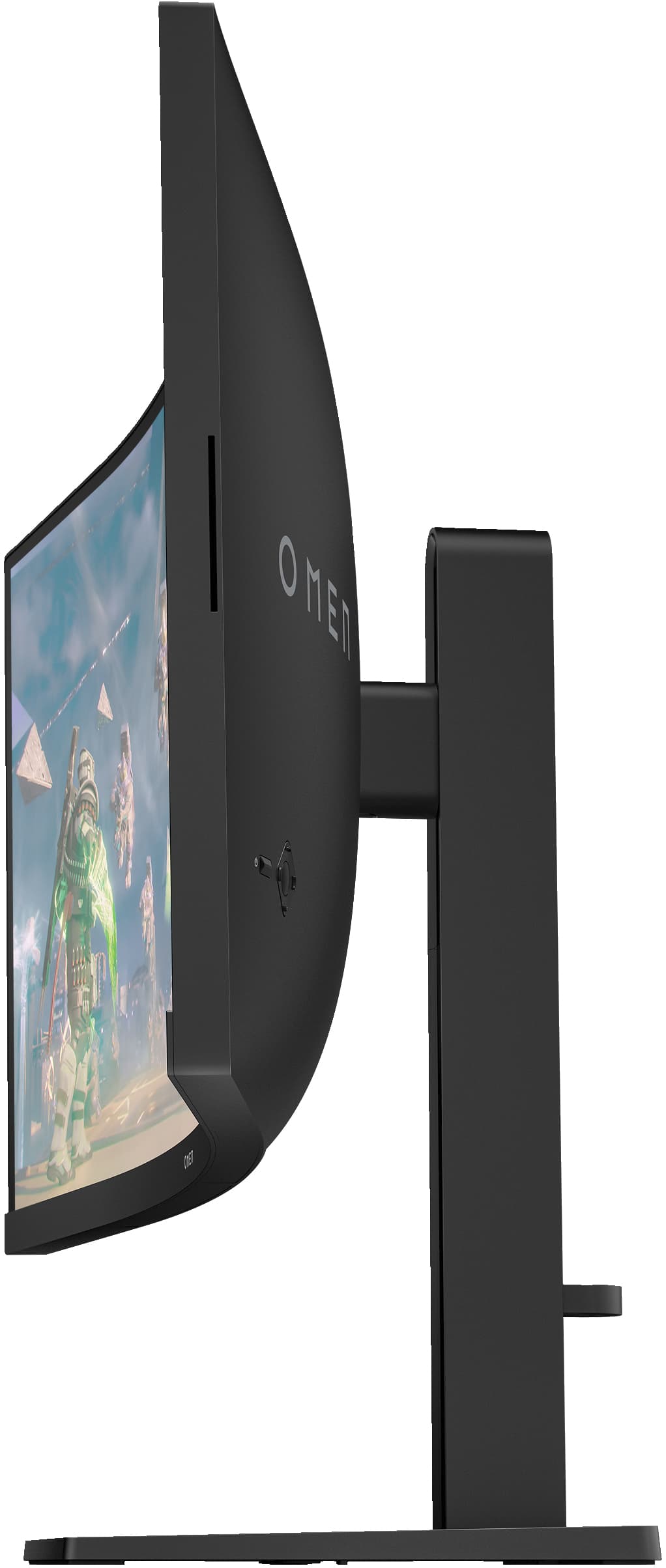 Monitor Gaming VA LED HP OMEN 34" 34c, WQHD (3440 x 1440), HDMI, DisplayPort, Ecran curbat, Boxe, 165 Hz, 1 ms (Negru) "780K8E9#ABB" — miniatură