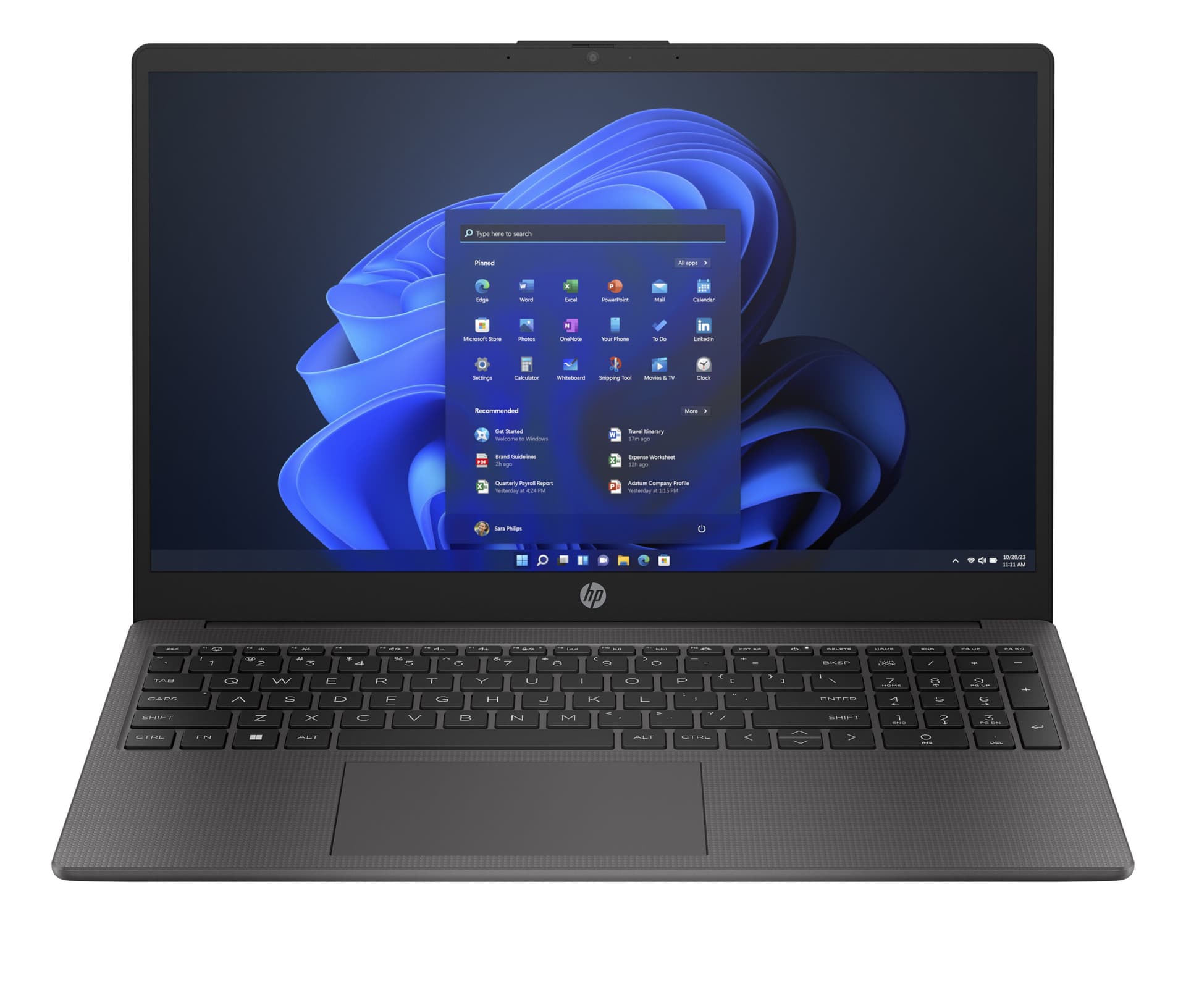 Laptop HP 250 G10 (Procesor Intel® CoreTM i7-1355U (12M Cache, up to 5.0 GHz) 15.6" FHD, 16GB, 512GB SSD, Intel Iris Xe Graphics, Negru) "853S0ES#ABD"