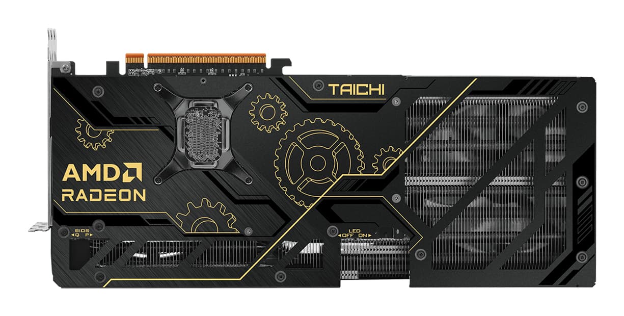 Placa video ASRock AMD Radeon RX 9070 XT Taichi OC, 16GB, GDDR6, 256-bit "90-GA5HZZ-00UANF" — miniatură