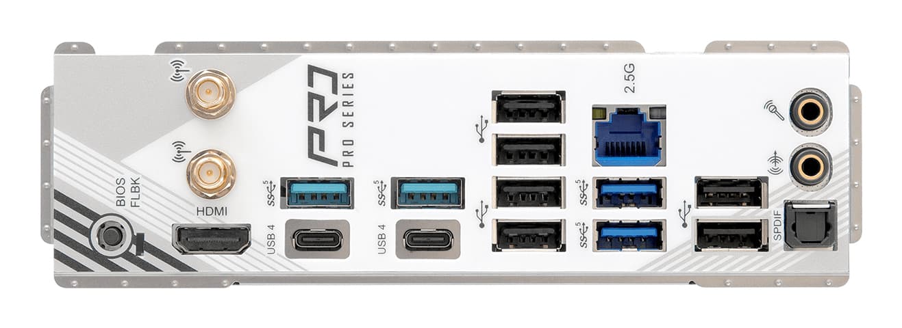 Placa de baza ASRock X870 Pro RS WiFi, AMD X870, AM5, ATX, DDR5 "90-MXBQ00-A0UAYZ" — miniatură