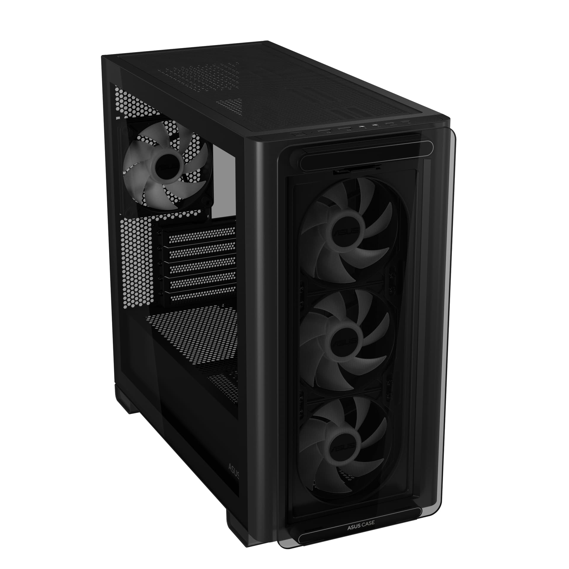 Carcasa ASUS A23 PLUS TG ARGB, Mini Tower (Negru) "90DC00K0-B19010" — miniatură