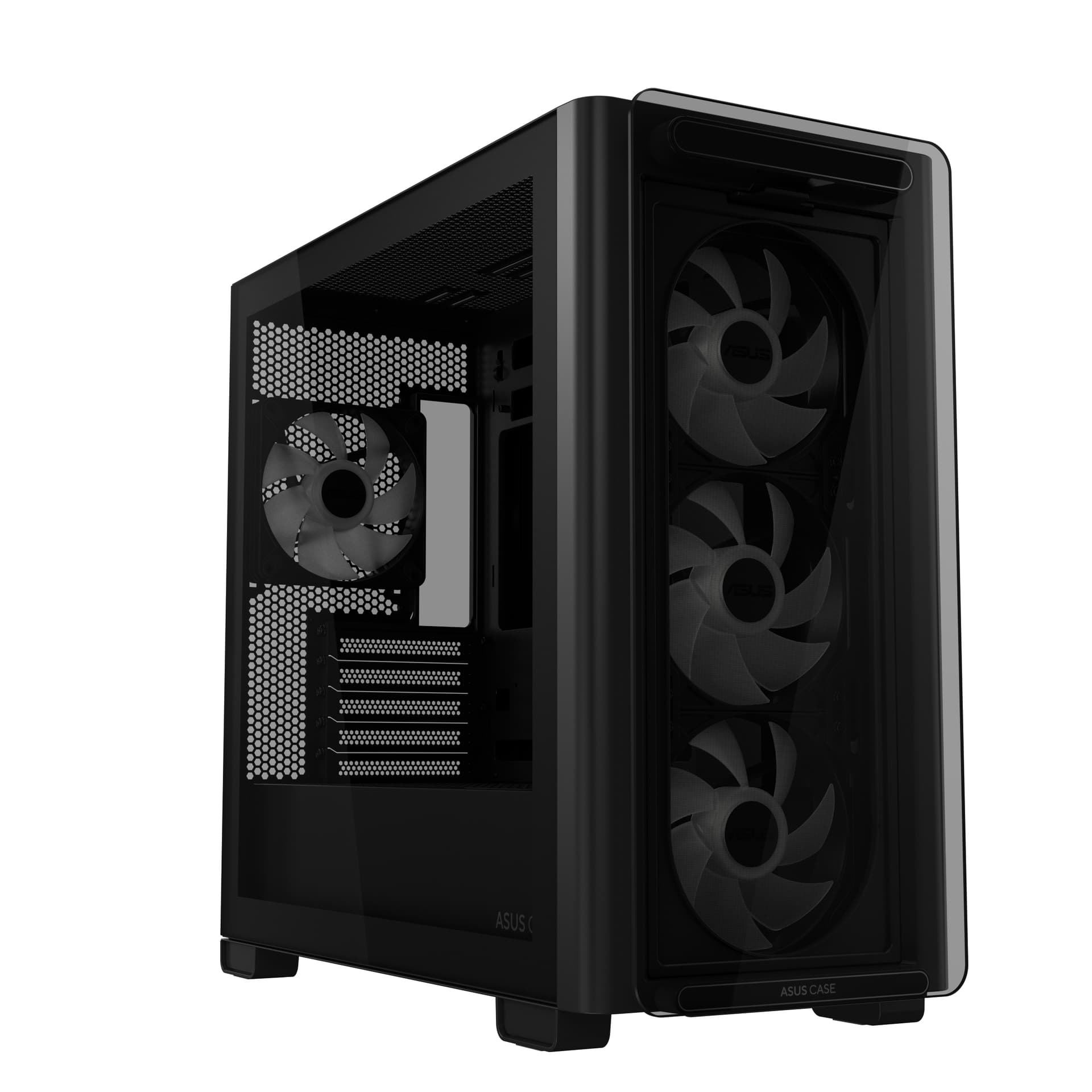 Carcasa ASUS A23 PLUS TG ARGB, Mini Tower (Negru) "90DC00K0-B19010" — miniatură
