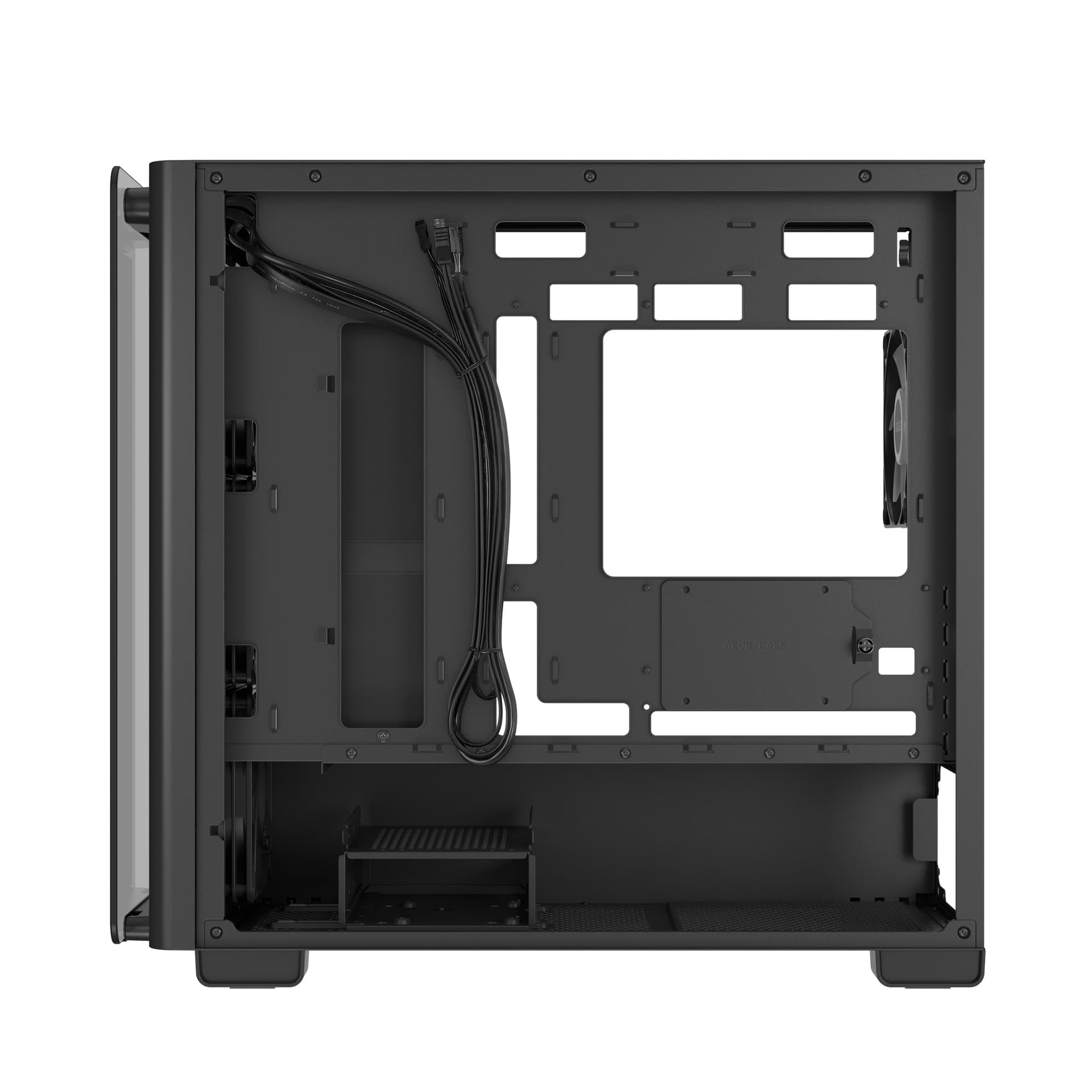 Carcasa ASUS A23 PLUS TG ARGB, Mini Tower (Negru) "90DC00K0-B19010" — miniatură