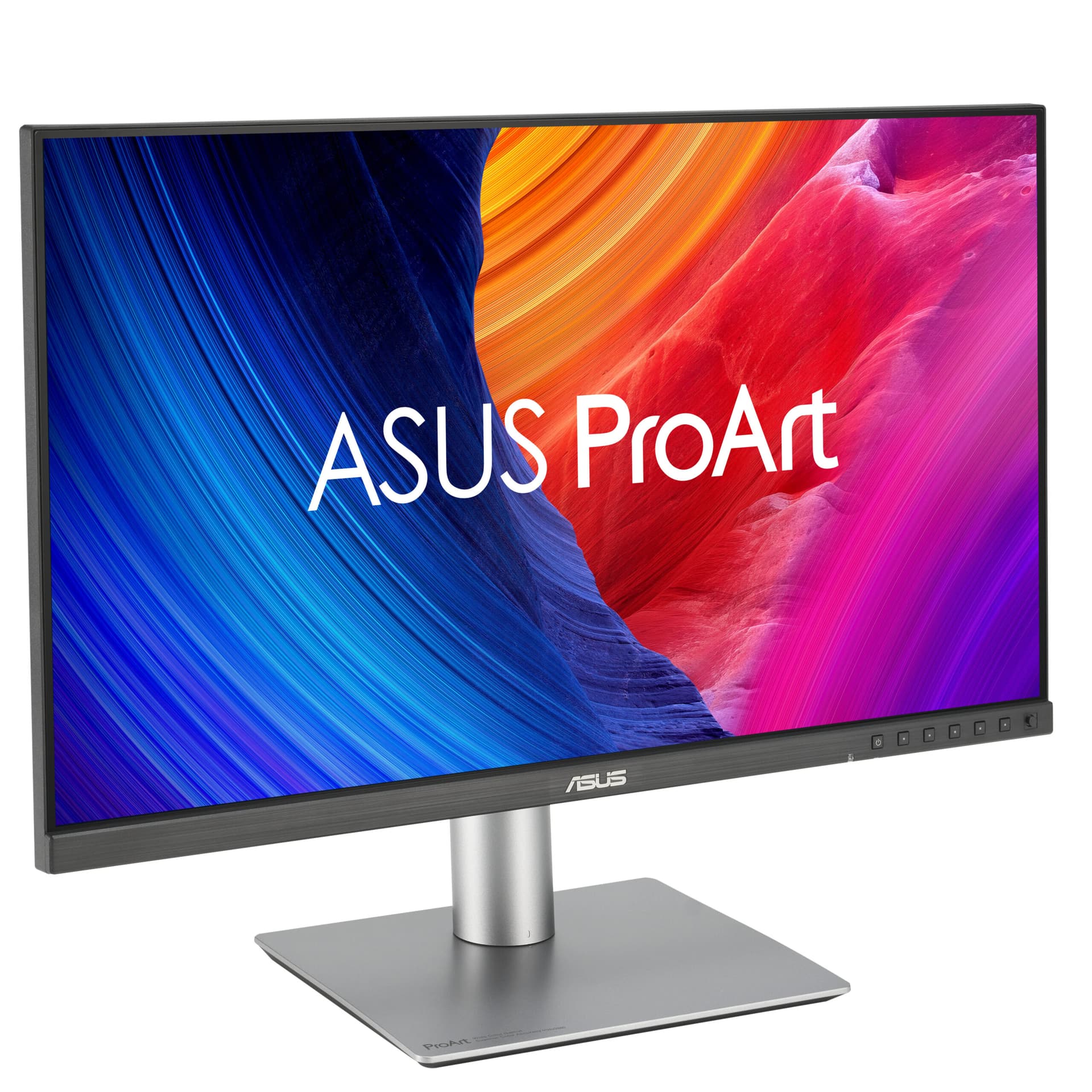 Monitor IPS LED ASUS 27" PA27JCV, 5120 x 2880, HDMI, DisplayPort, Boxe, Pivot (Negru/Argintiu) "90LM0AL0-B01K70" — miniatură
