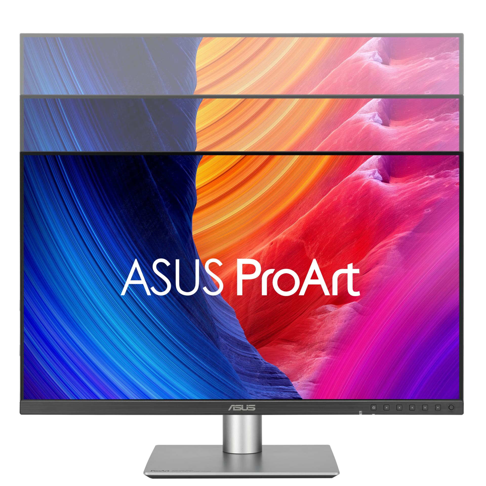 Monitor IPS LED ASUS 27" PA27JCV, 5120 x 2880, HDMI, DisplayPort, Boxe, Pivot (Negru/Argintiu) "90LM0AL0-B01K70" — miniatură