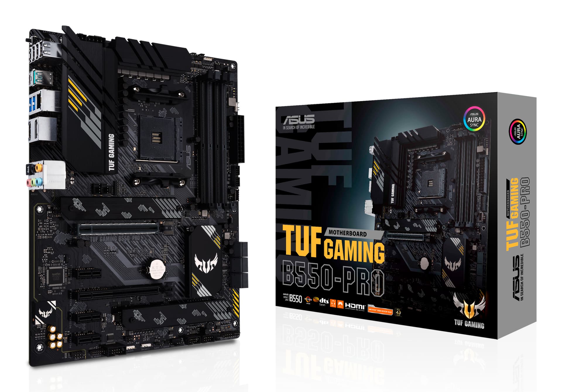 Placa de baza Gaming ASUS AMD TUF B550-PRO Socket AM4 ATX "90MB17R0-M0EAY0"