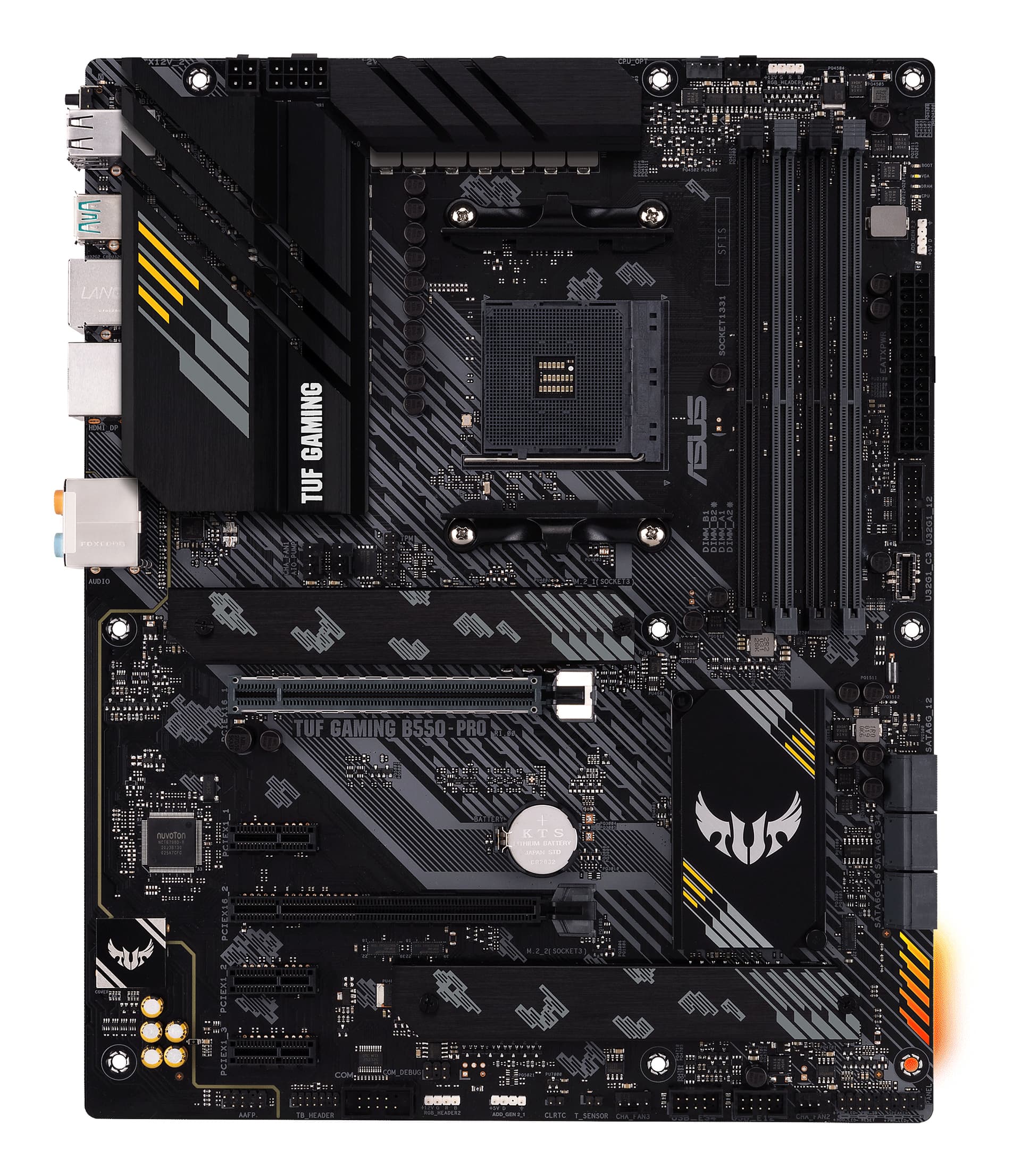 Placa de baza Gaming ASUS AMD TUF B550-PRO Socket AM4 ATX "90MB17R0-M0EAY0" — miniatură