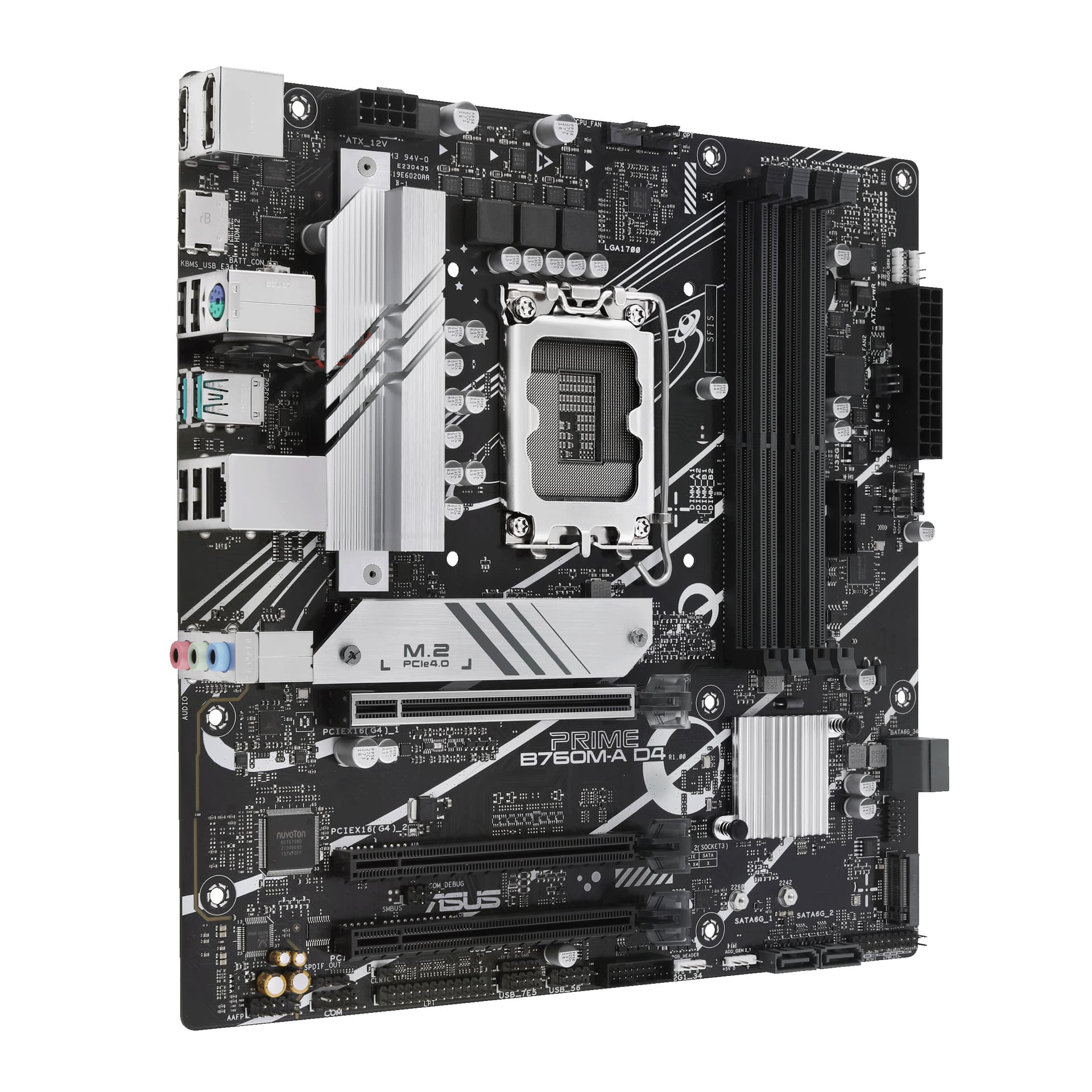 Placa de baza ASUS PRIME B660-PLUS D4, Intel B660, LGA 1700, ATX "90MB18X0-M1EAY0" — miniatură