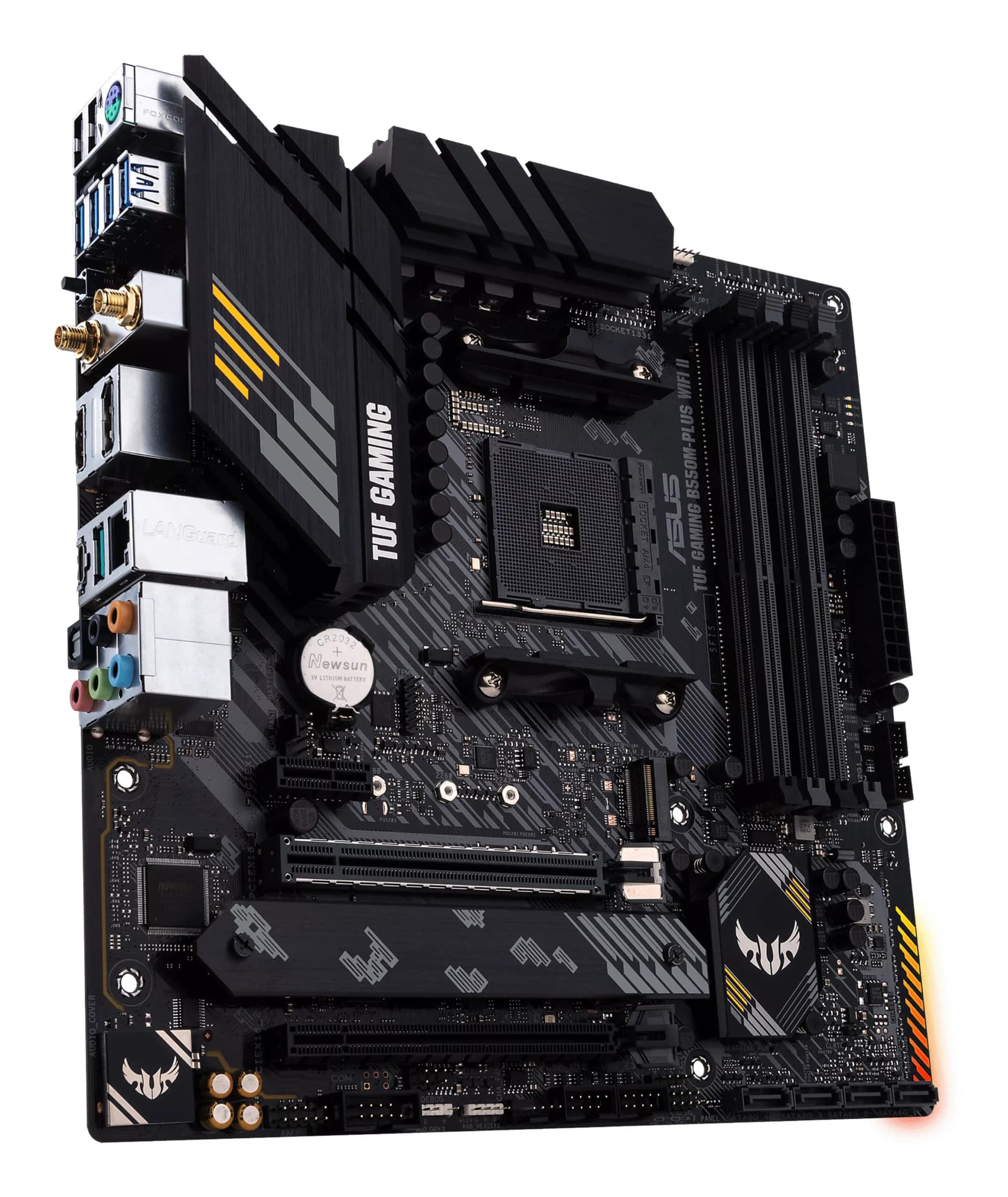 Placa de baza ASUS TUF GAMING B550M-PLUS WIFI II, AMD B550, AM4, mATX "90MB19Y0-M0EAY0" — miniatură