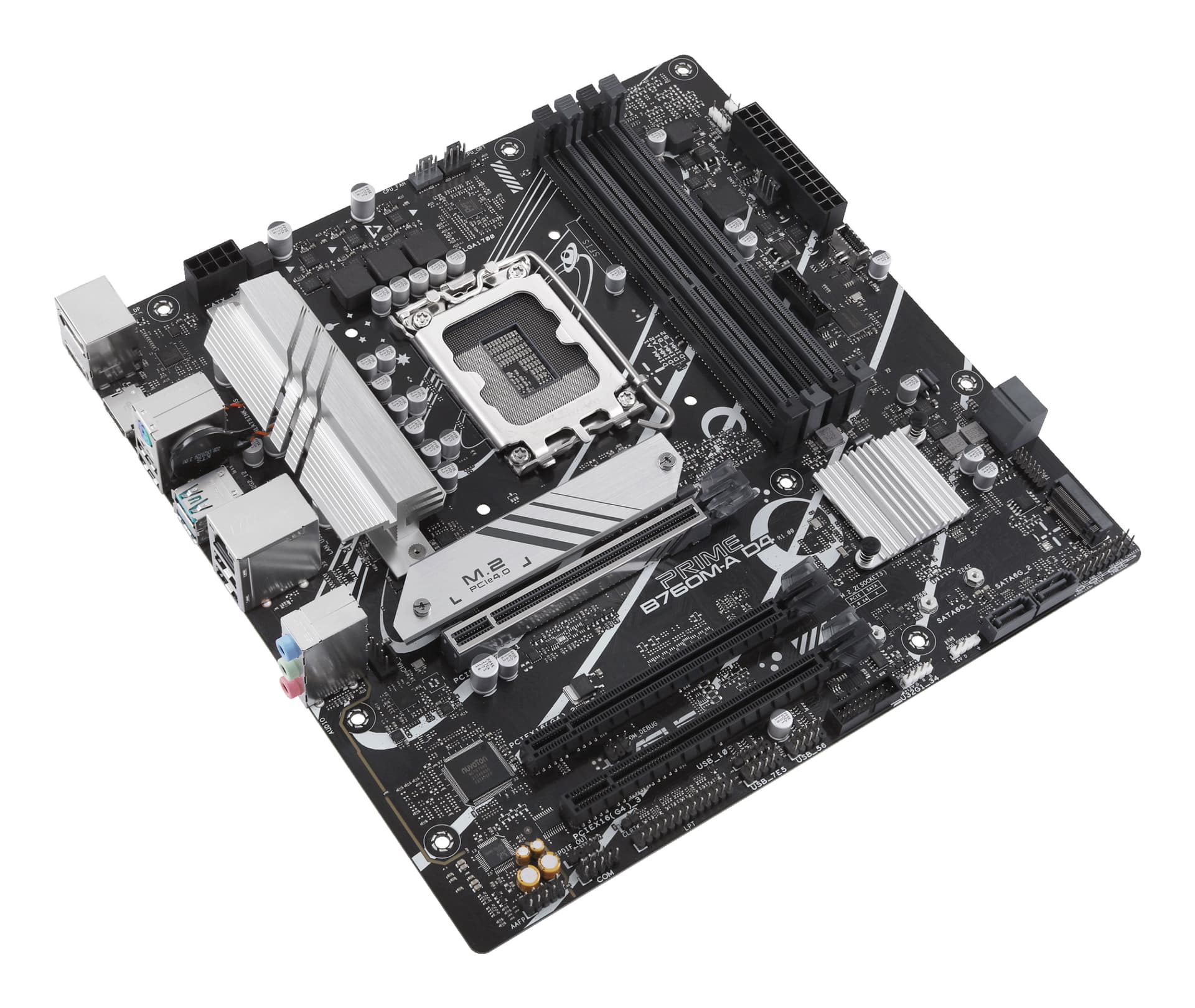 Placa de baza ASUS PRIME B760M-A D4-CSM, Intel B760, LGA 1700, mATX "90MB1D00-M1EAYC" — miniatură