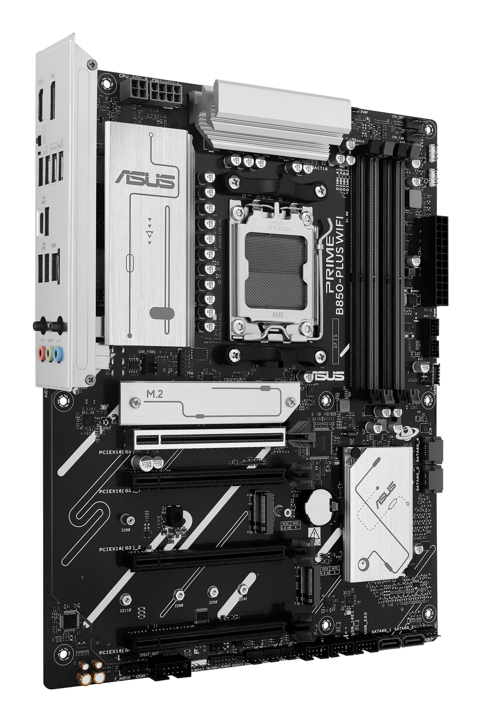 Placa de baza ASUS PRIME B850-PLUS WIFI, AMD B850, Socket AM5, ATX "90MB1L80-M0EAY0" — miniatură
