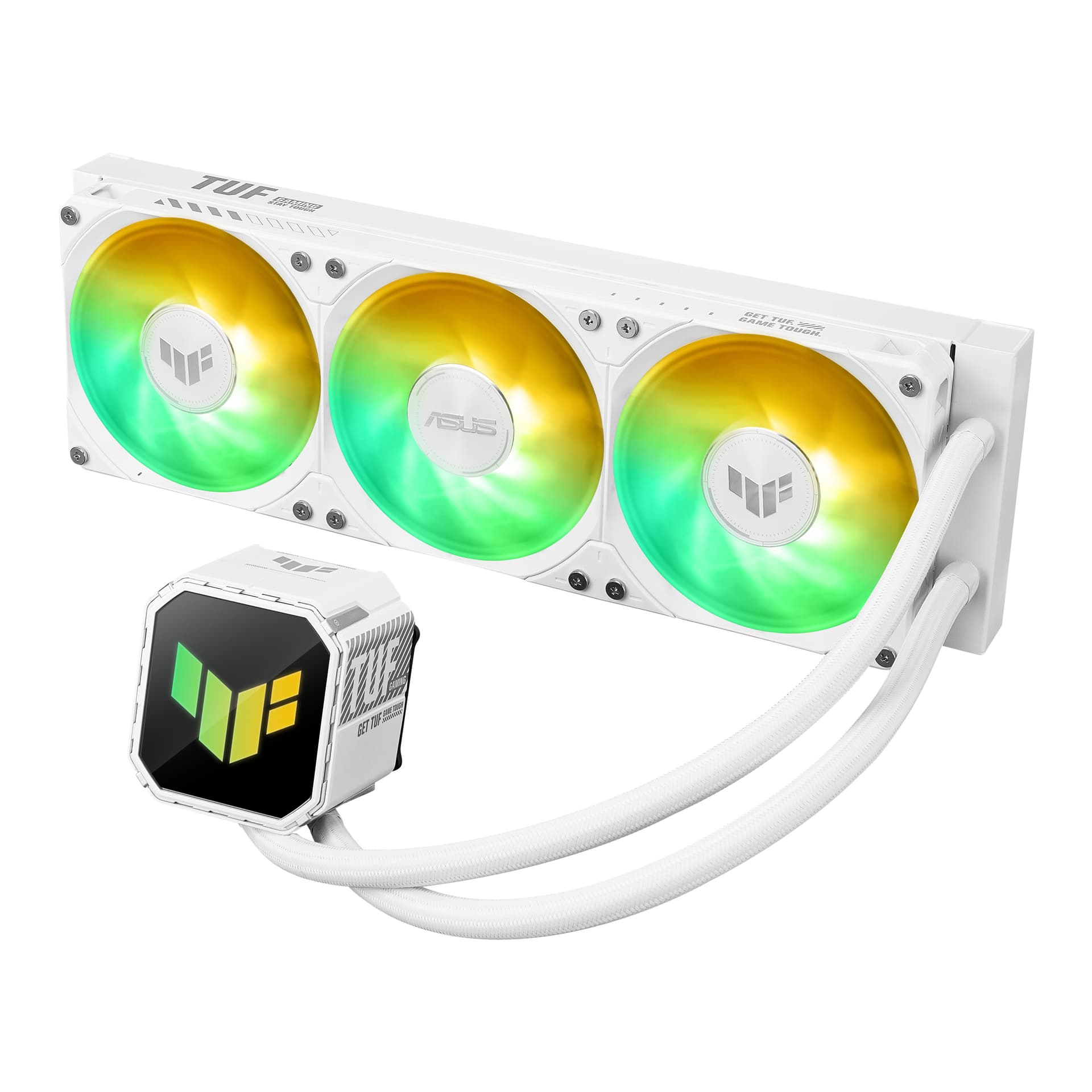 Cooler CPU ASUS TUF LC III 360, aRGB, 650 - 2600rpm, 3 x 120mm (Alb) "90RC0192-B0EAY0" — miniatură