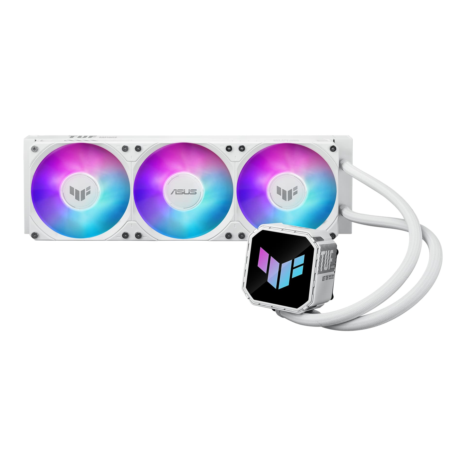 Cooler CPU ASUS TUF LC III 360, aRGB, 650 - 2600rpm, 3 x 120mm (Alb) "90RC0192-B0EAY0" — miniatură