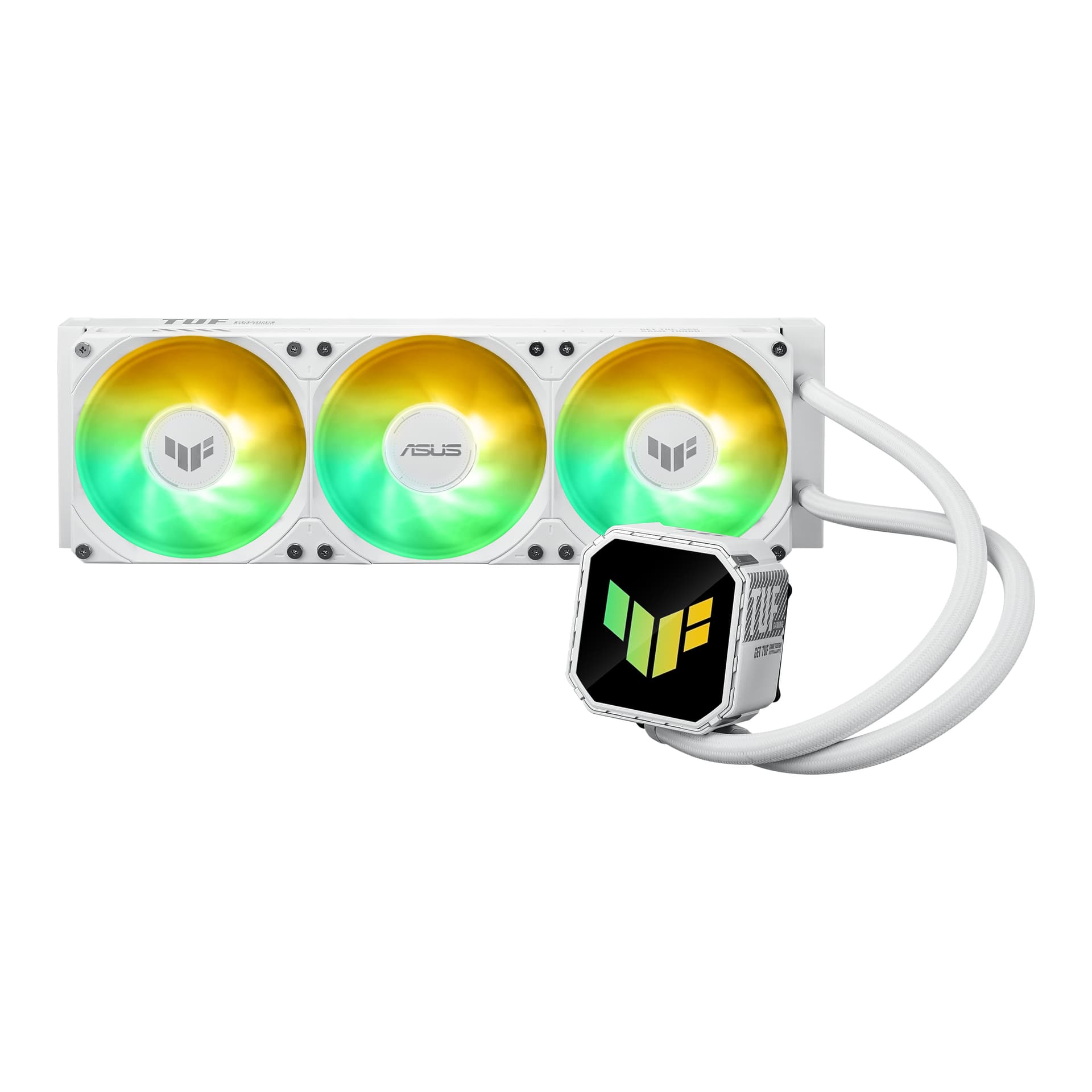 Cooler CPU ASUS TUF LC III 360, aRGB, 650 - 2600rpm, 3 x 120mm (Alb) "90RC0192-B0EAY0" — miniatură