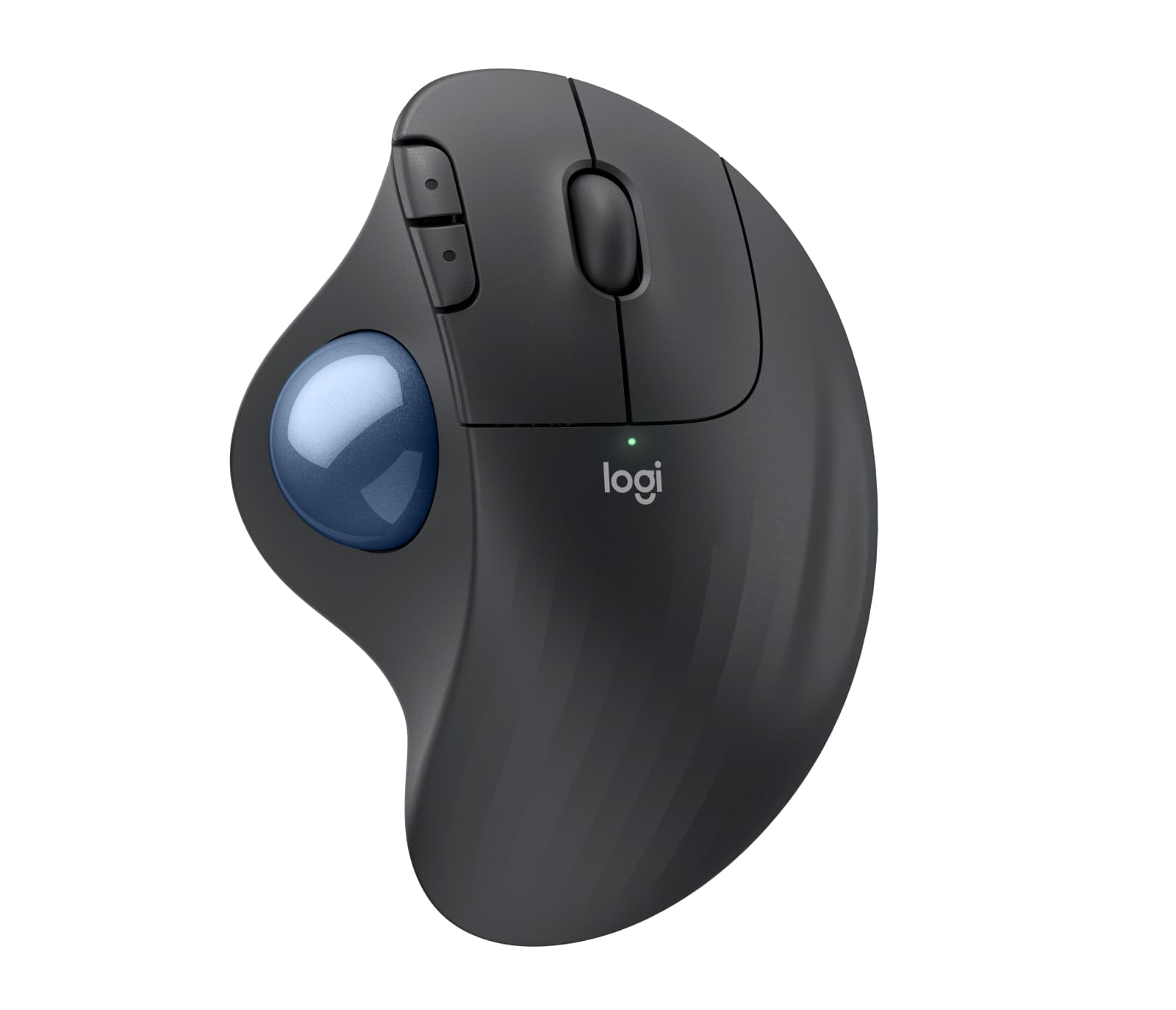 Mouse ERGO M575 for Business, trackball graphite/blue "910-006221" — miniatură
