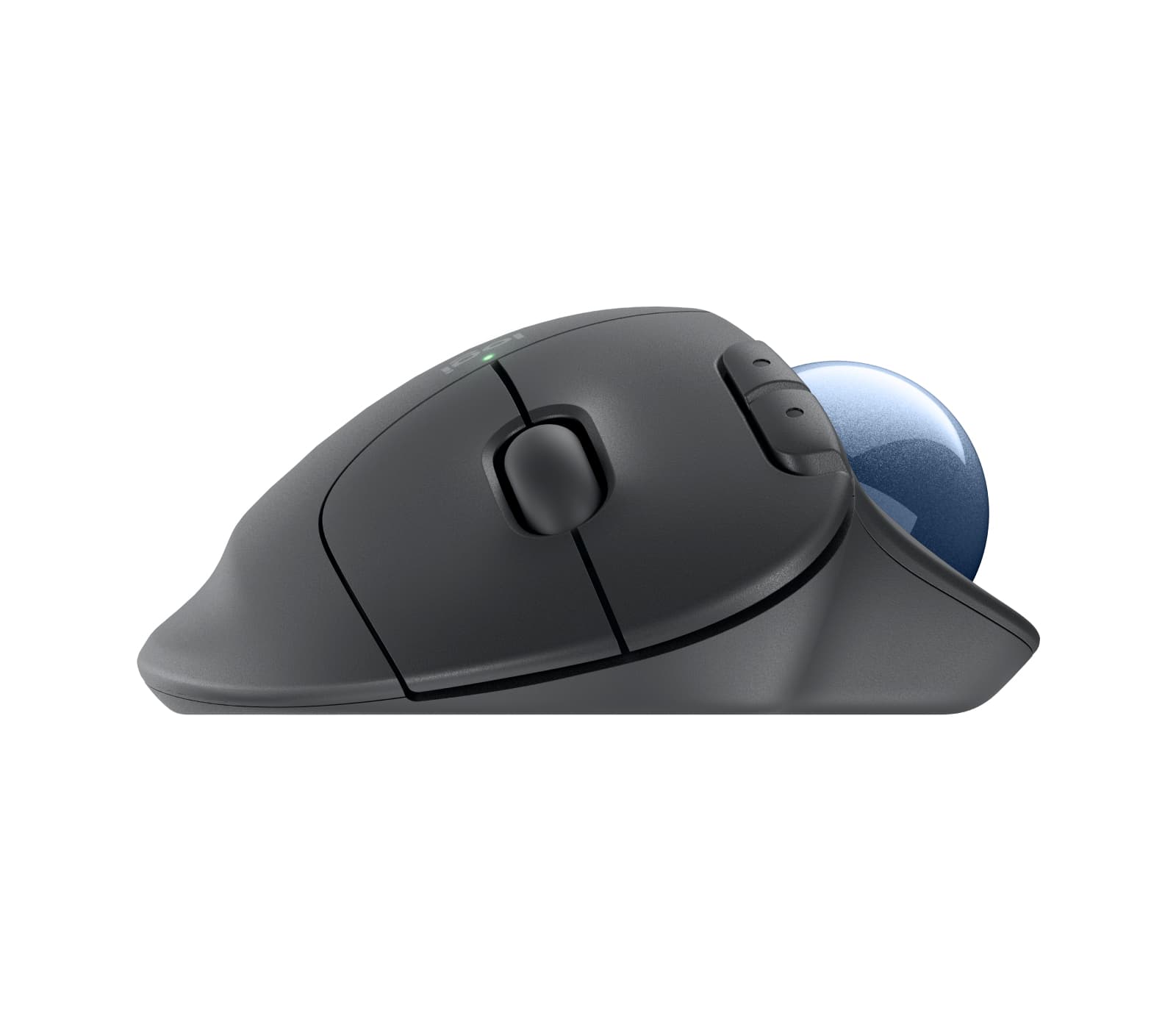 Mouse ERGO M575 for Business, trackball graphite/blue "910-006221" — miniatură