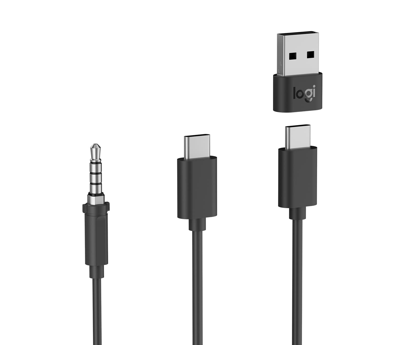Casti Zone, 3.5mm jack/USB-A/USB-C, Black "981-001013" — miniatură