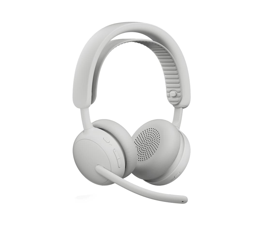 LOGITECH HEADSET - Zone Wireless 2 ES - OFF-WHITE - BT/CORDED - EMEA28i-935 "981-001508" — miniatură