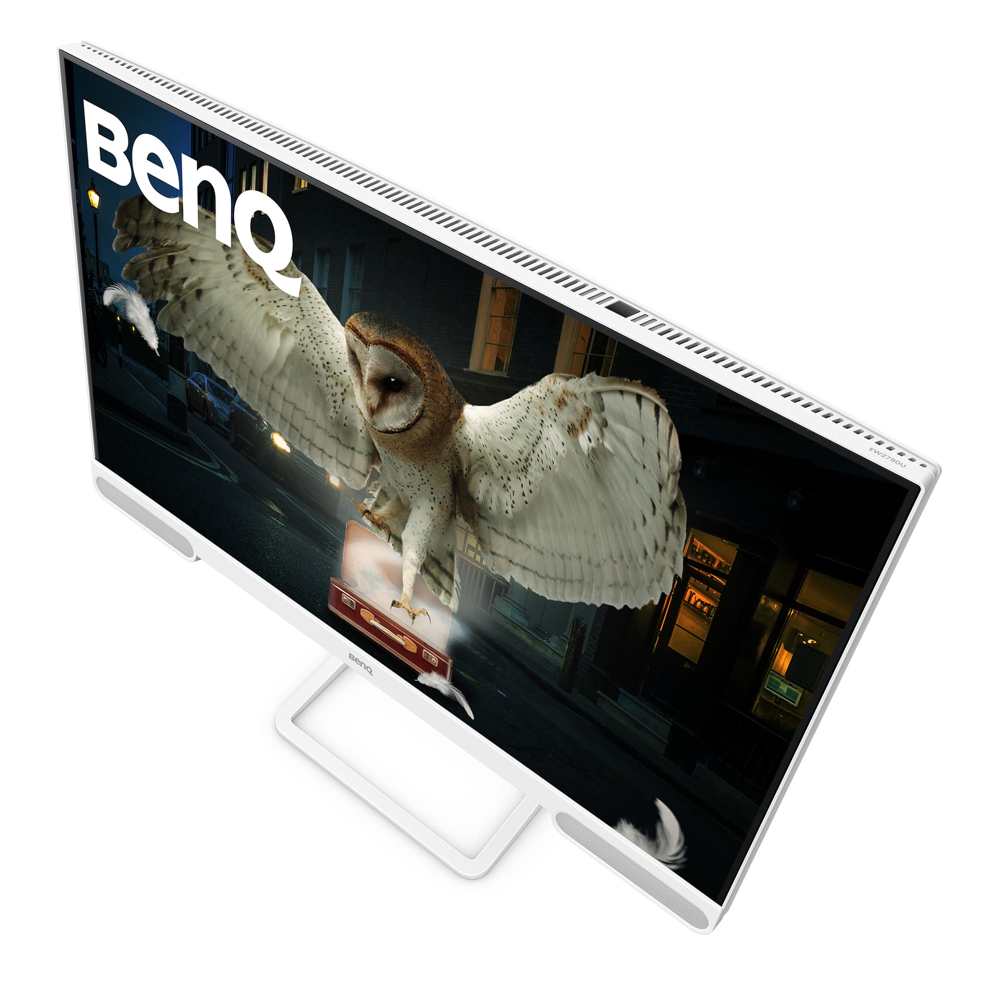Monitor IPS LED BenQ 31.5" EW3290U, 4K UHD (3840 x 2160), HDMI, Boxe, Pivot (Alb) "9H.LN4LJ.LBE" — miniatură