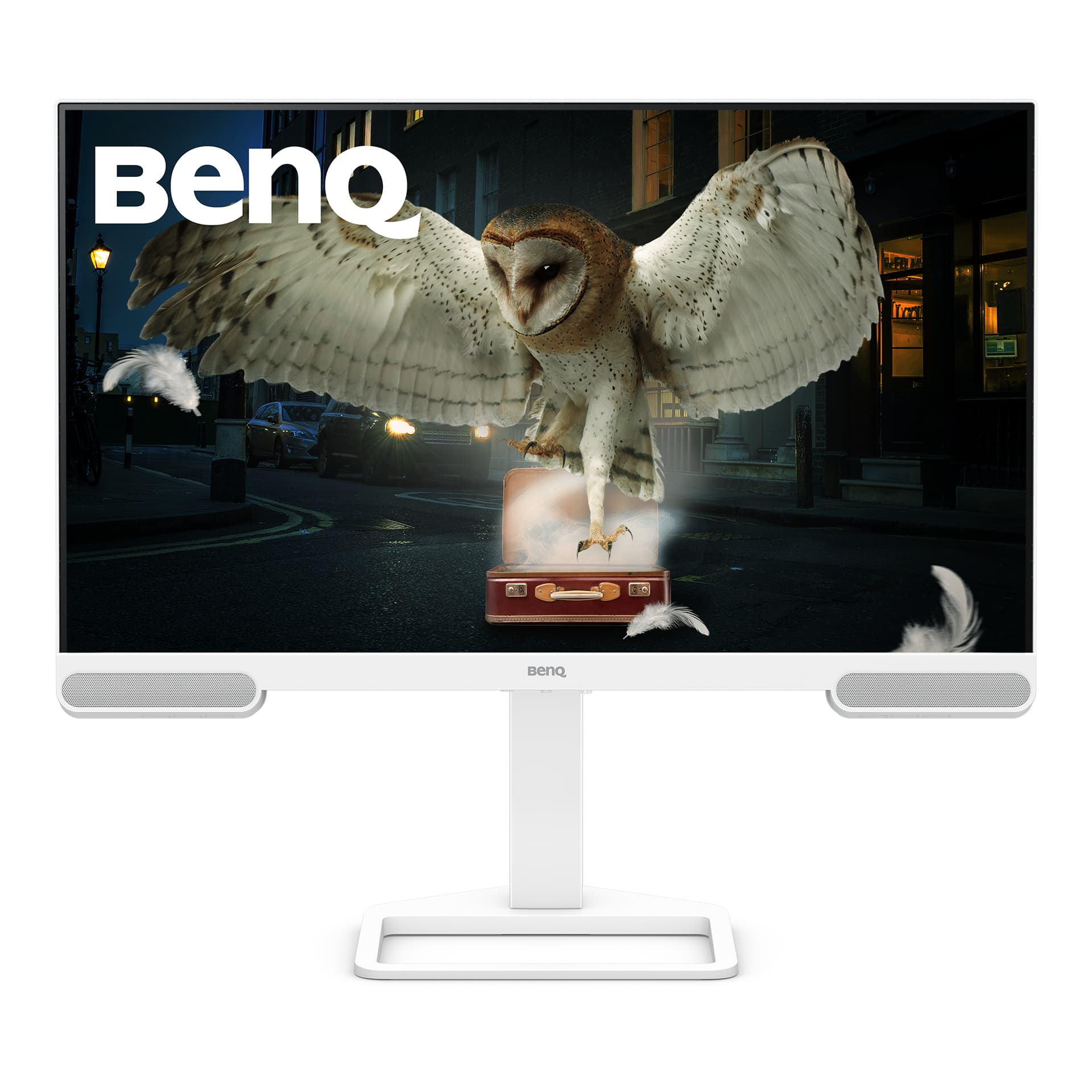 Monitor IPS LED BenQ 31.5" EW3290U, 4K UHD (3840 x 2160), HDMI, Boxe, Pivot (Alb) "9H.LN4LJ.LBE"