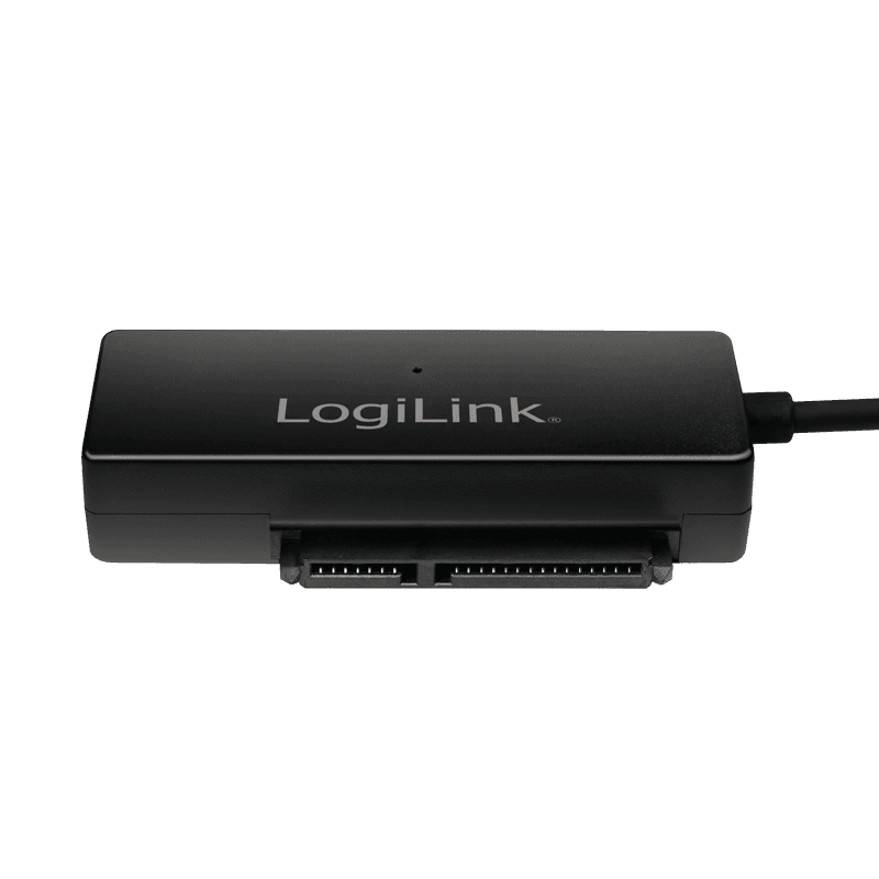 ADAPTOR LOGILINK USB 3.0 la SATA, 5Gbps, pana la HDD 10TB, alimentare ext. 12V/2A, black, "AU0050" — miniatură