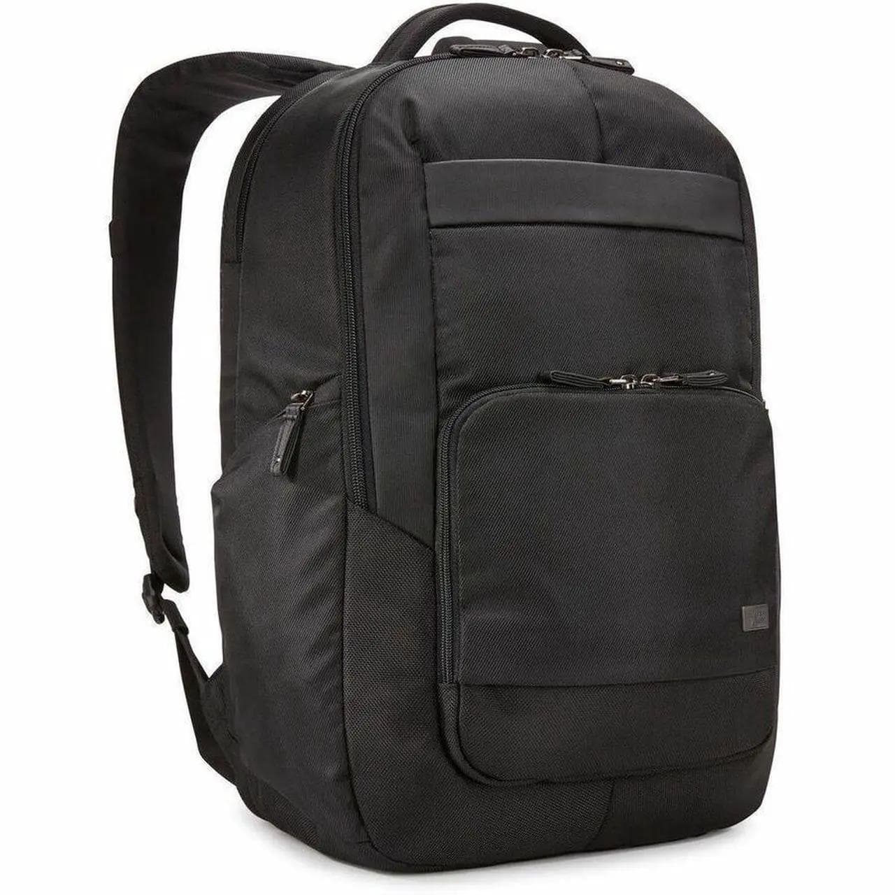 RUCSAC CASE LOGIC, pt. notebook de max. 15.6 inch, 2 compartimente, buzunar frontal x 2 | buzunar lateral x 2, waterproof, nylon, negru, "NOTIBP-116 BLACK" / 3205329 — miniatură
