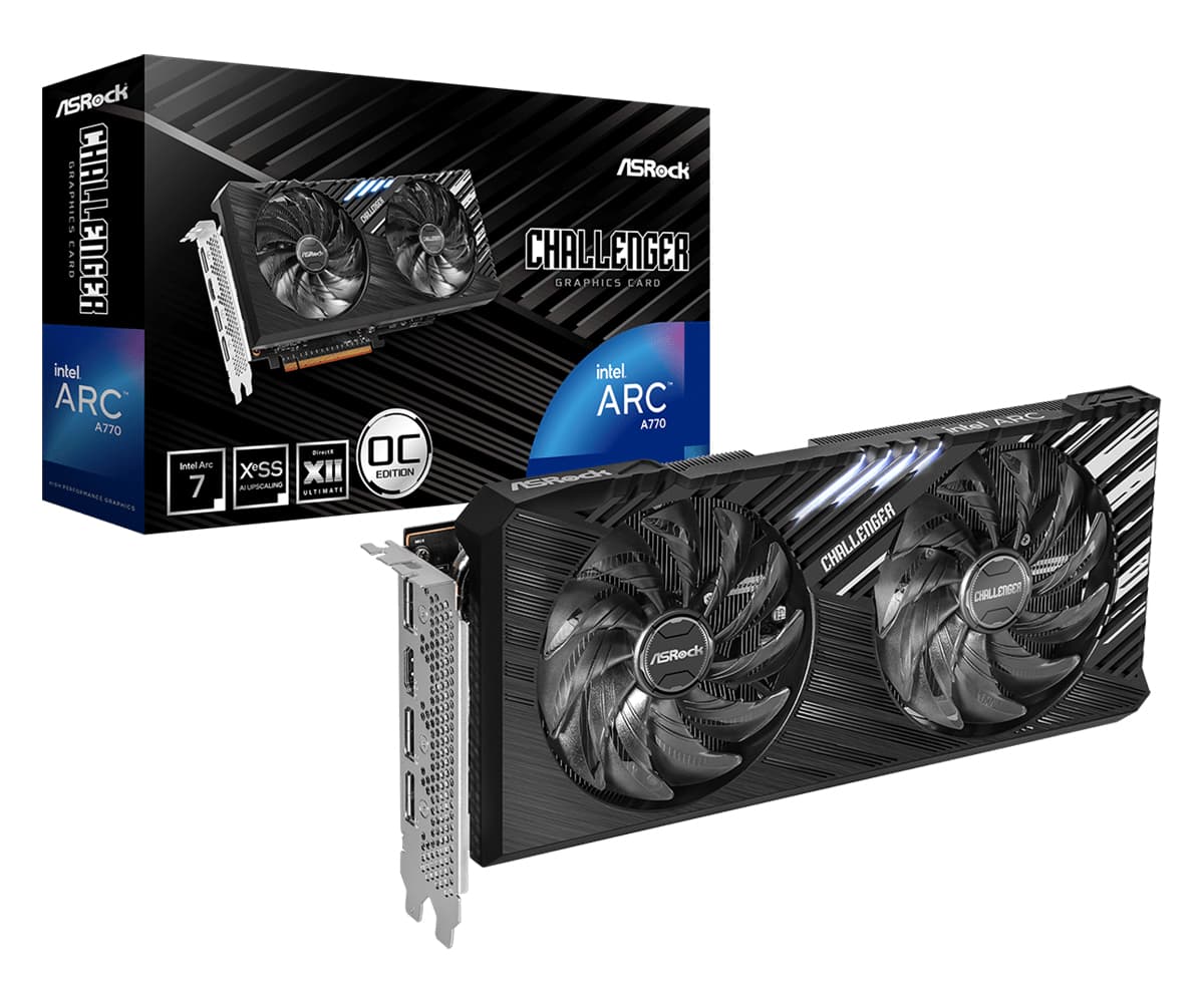 Placa video Intel Arc A770 Challenger SE 16GB OC graphics card "A770 CL SE 16GO"