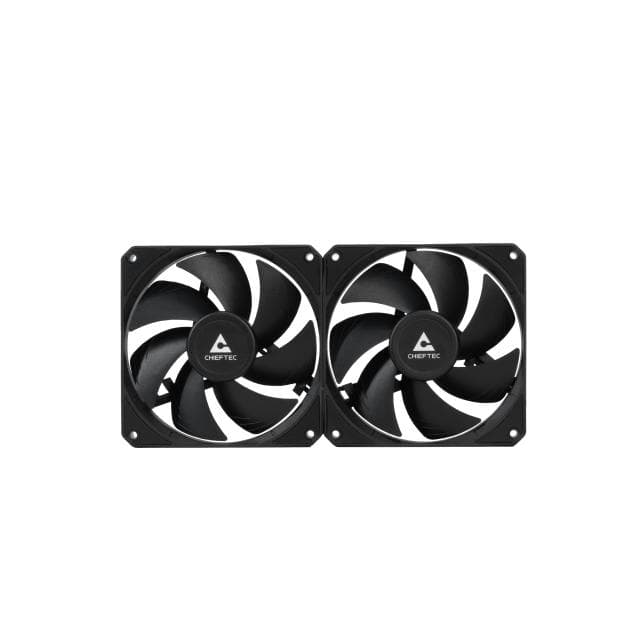 COOLER Chieftec "Iceberg 240 Dark", skt. Intel si AMD, racire cu lichid, 2 x 120mm, 500 - 2200 RPM, iluminare RGB - infinity mirror cooling block, negru "CLC-240-BLK" — miniatură