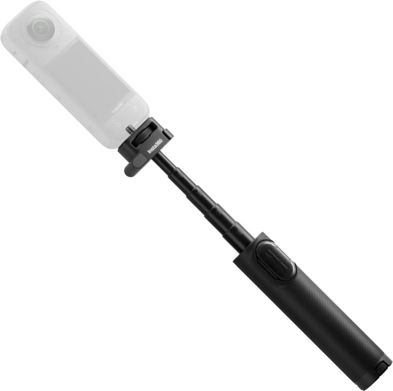 Selfie Stick pliabil Insta360 CINSCAVU 2-in-1, 1/4" (Negru) "CINSCAVU" — miniatură