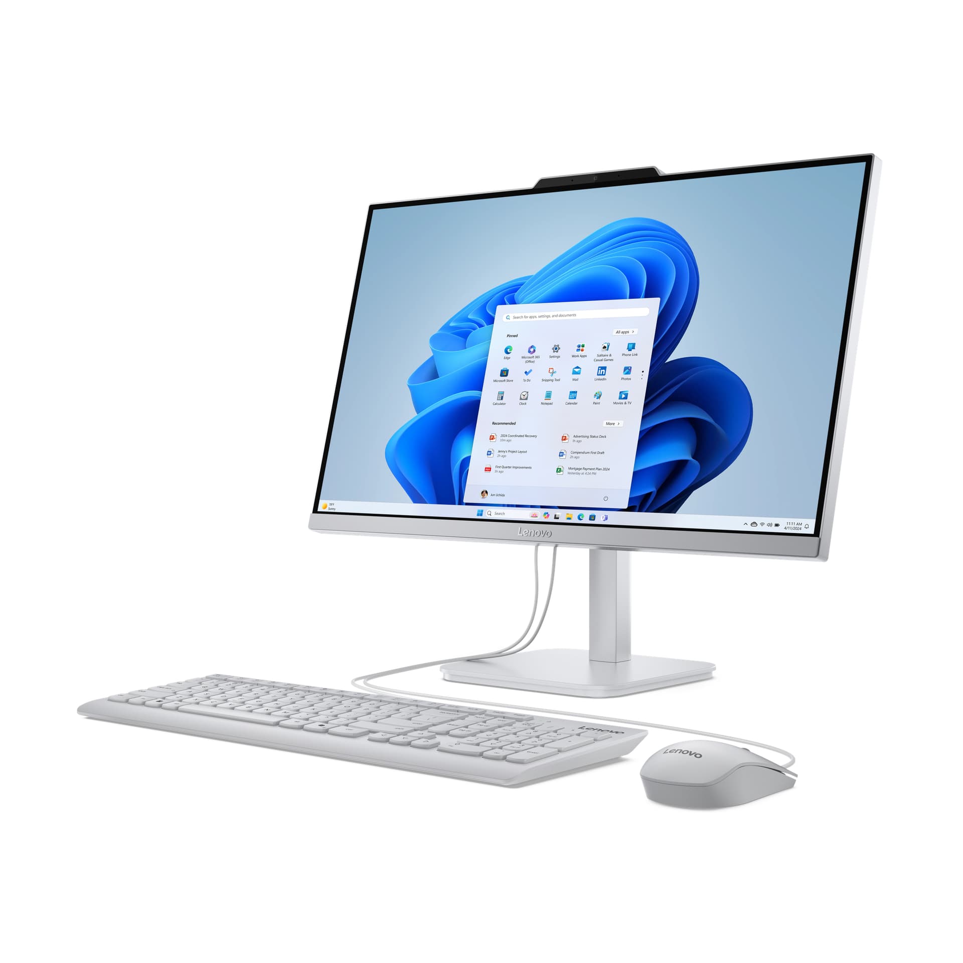 AIO A100 23.8 FHD I3-N305 16 512 UMA DOS "F0JN001FRI" — miniatură