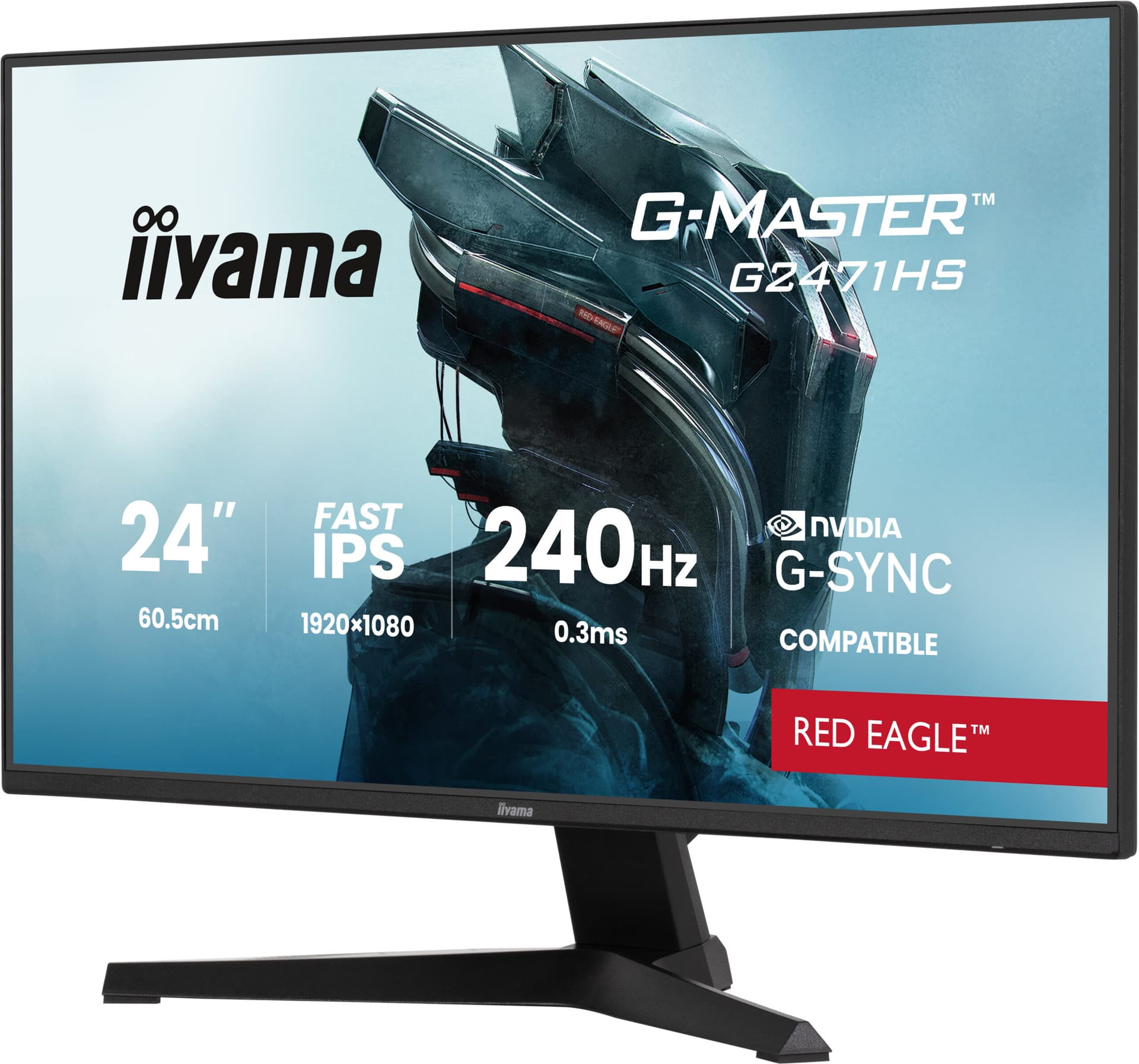 Gaming G-Master G2471HS-B1 23.8 inch FHD IPS 0.3 ms 240 Hz HDR G-Sync Compatible "G2471HS-B1" — miniatură