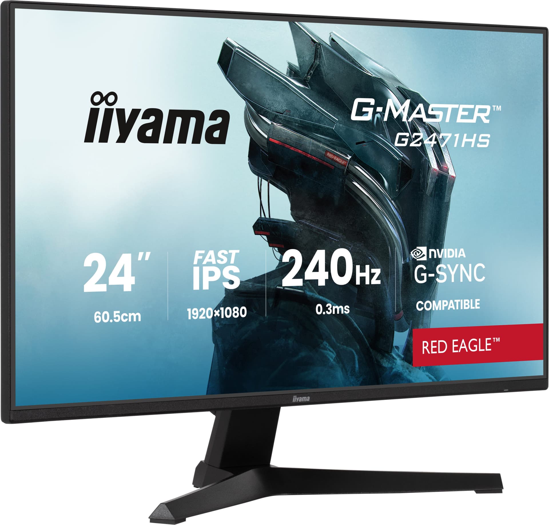 Gaming G-Master G2471HS-B1 23.8 inch FHD IPS 0.3 ms 240 Hz HDR G-Sync Compatible "G2471HS-B1" — miniatură