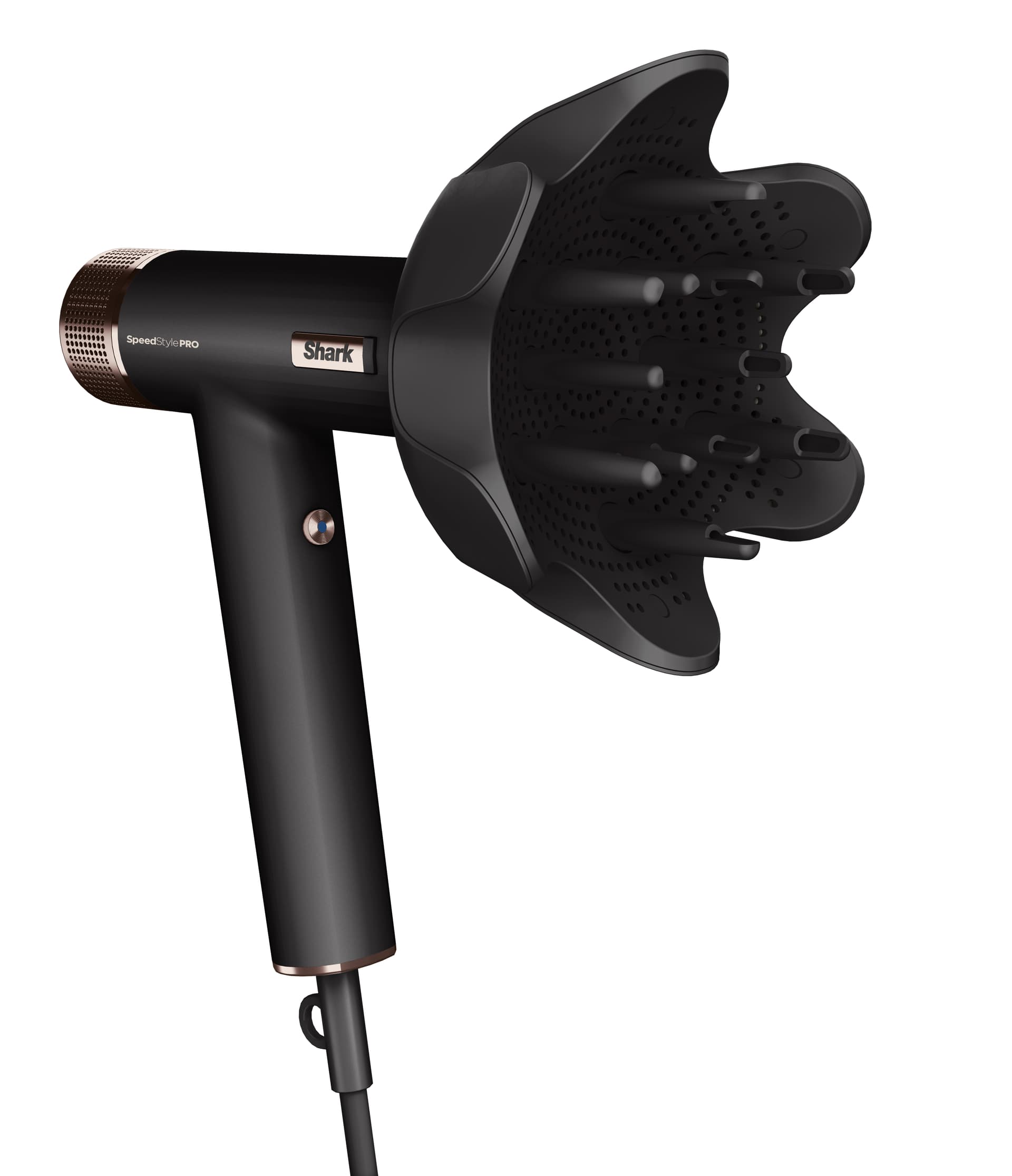 Uscator de par Shark SpeedStyle Pro HD752EU, 1750 W, 3 viteze, 3 setari temperatura, Ionizare (Negru) "HD752EU" — miniatură