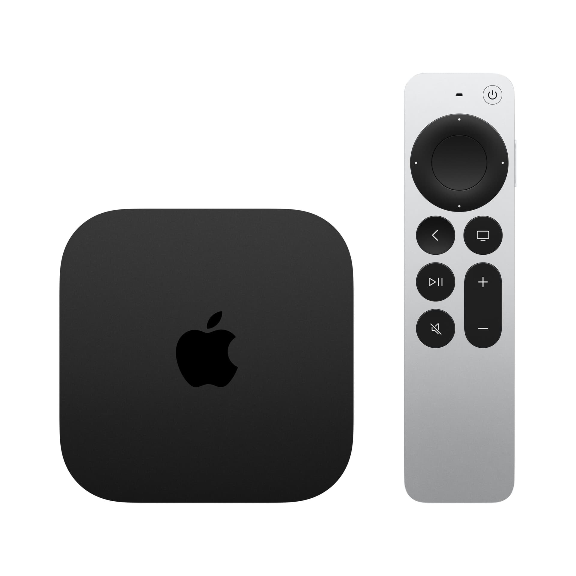 Apple TV 4K (2022), 128GB Flash, Bluetooth, Wi-Fi, LAN, Generatia 3 (Negru/Argintiu) "MN893CS/A" — miniatură